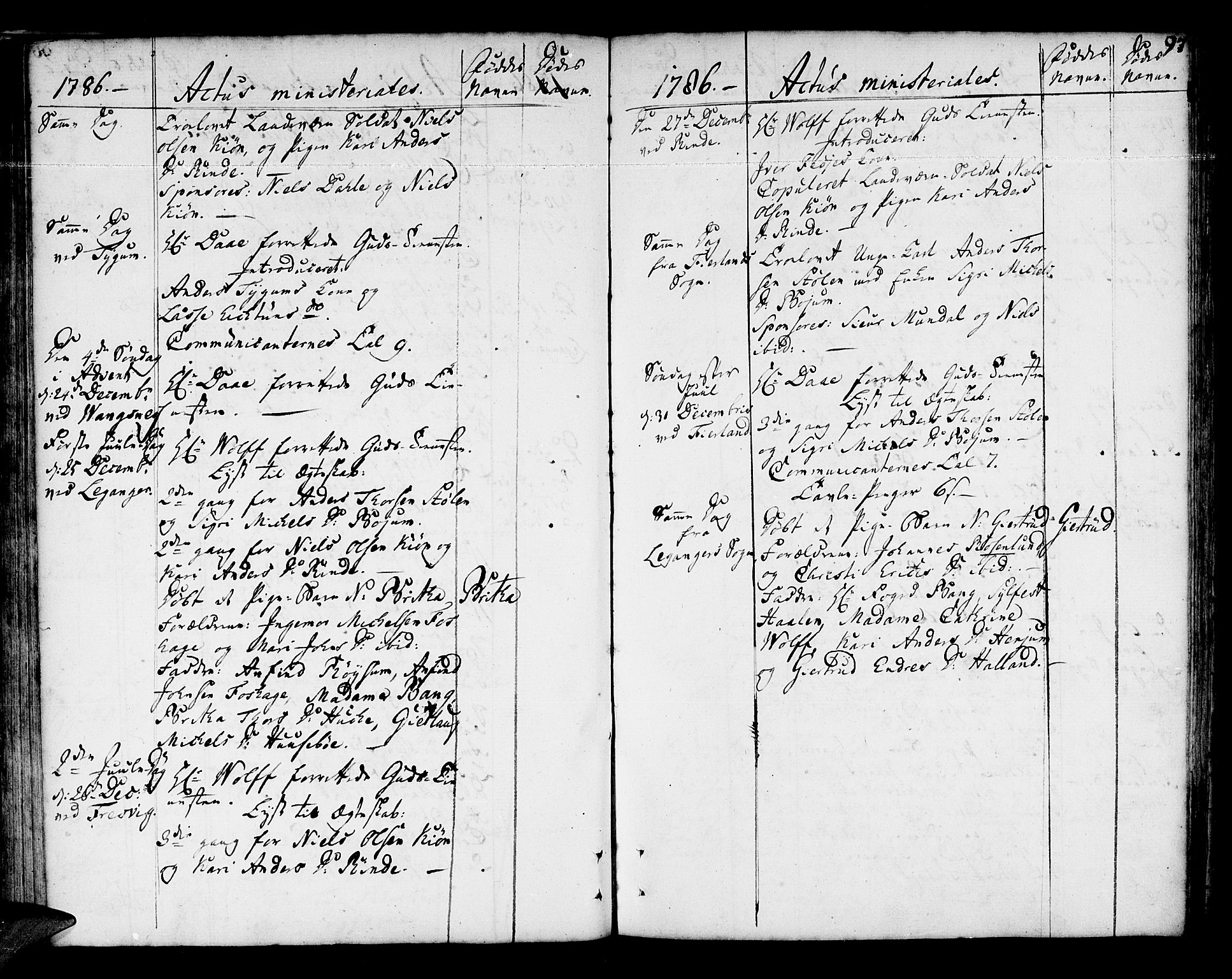 Leikanger sokneprestembete, AV/SAB-A-81001/H/Haa/Haaa/L0004: Parish register (official) no. A 4, 1770-1791, p. 97