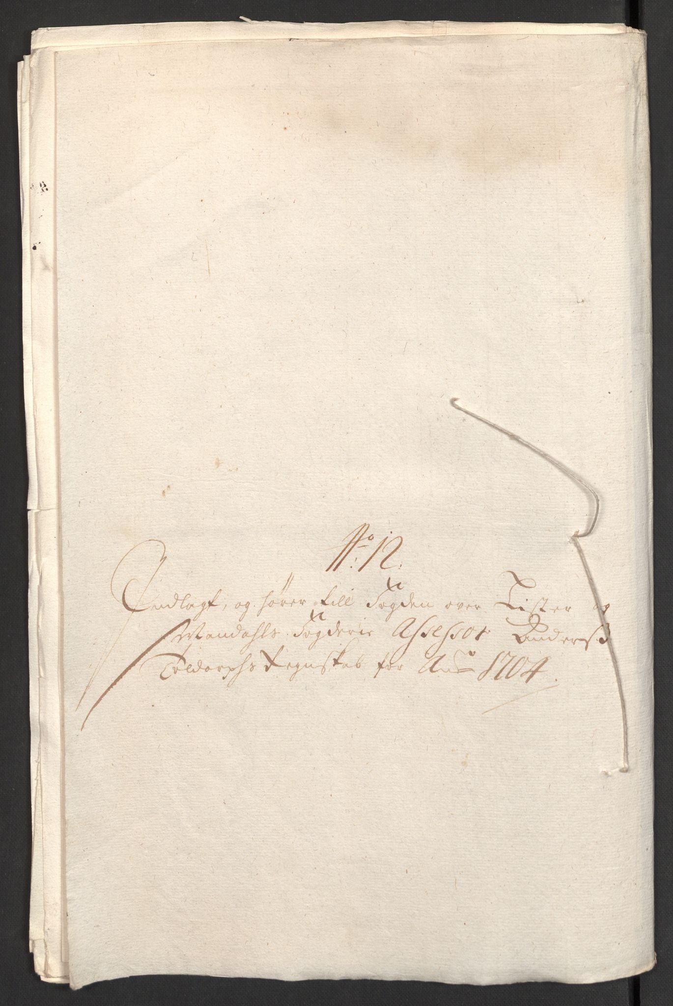 Rentekammeret inntil 1814, Reviderte regnskaper, Fogderegnskap, RA/EA-4092/R43/L2550: Fogderegnskap Lista og Mandal, 1703-1704, p. 288