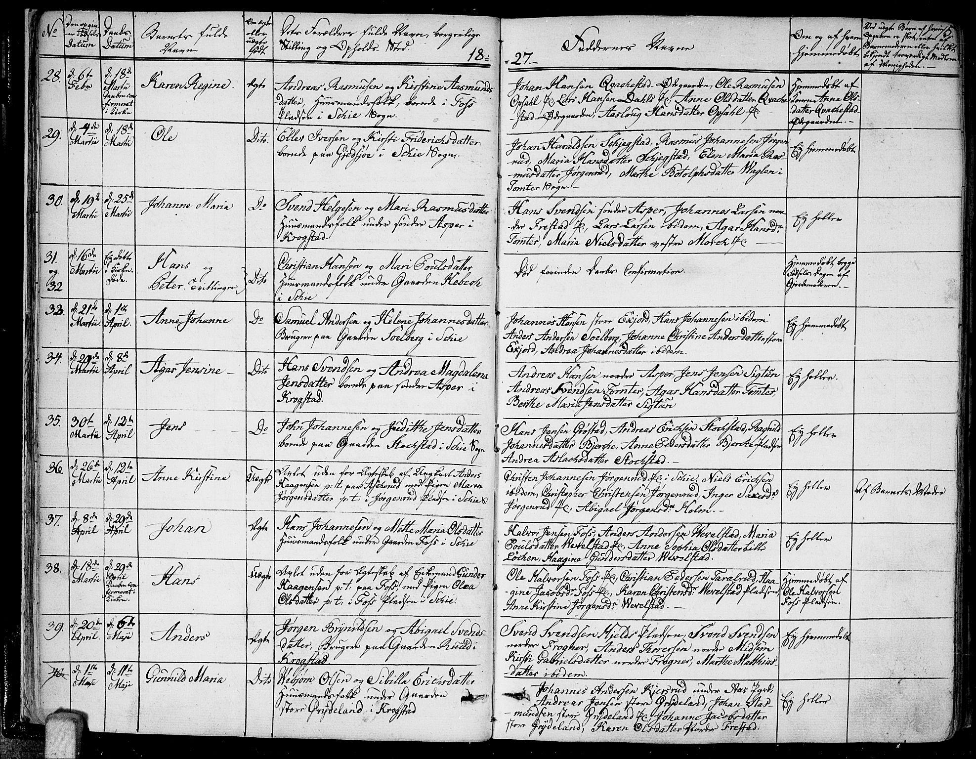 Kråkstad prestekontor Kirkebøker, SAO/A-10125a/F/Fa/L0004: Parish register (official) no. I 4, 1825-1837, p. 15