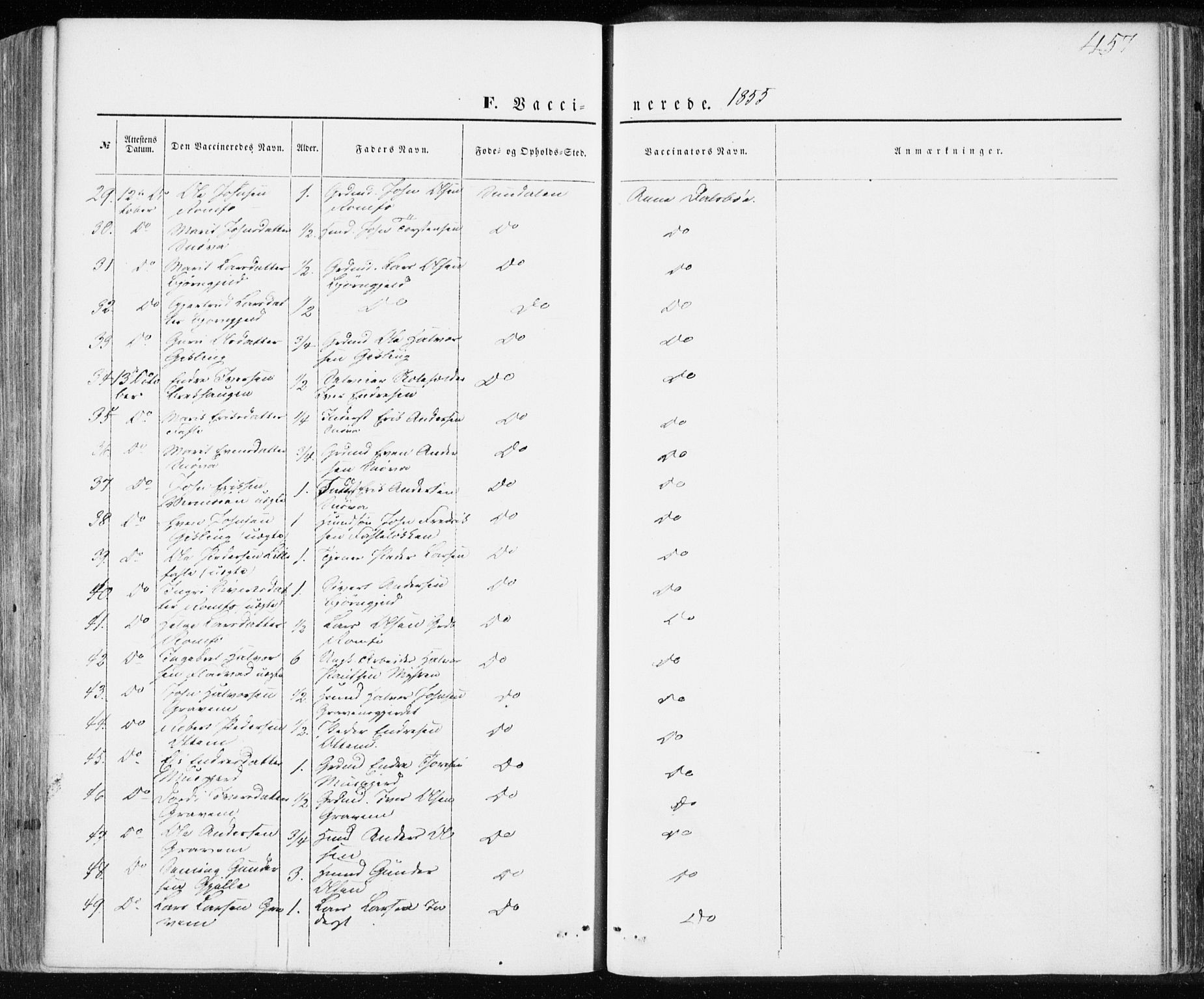 Ministerialprotokoller, klokkerbøker og fødselsregistre - Møre og Romsdal, AV/SAT-A-1454/590/L1013: Parish register (official) no. 590A05, 1847-1877, p. 457