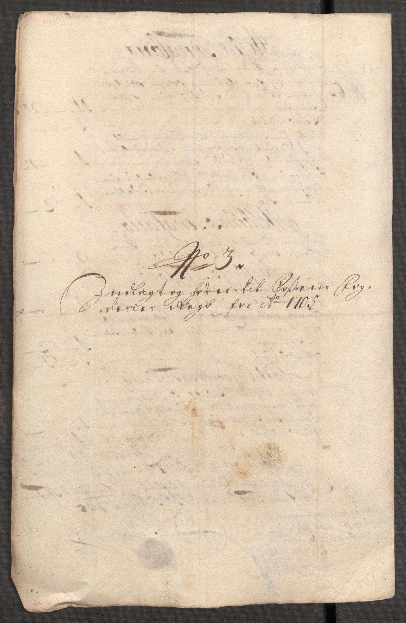 Rentekammeret inntil 1814, Reviderte regnskaper, Fogderegnskap, AV/RA-EA-4092/R57/L3856: Fogderegnskap Fosen, 1704-1705, p. 249