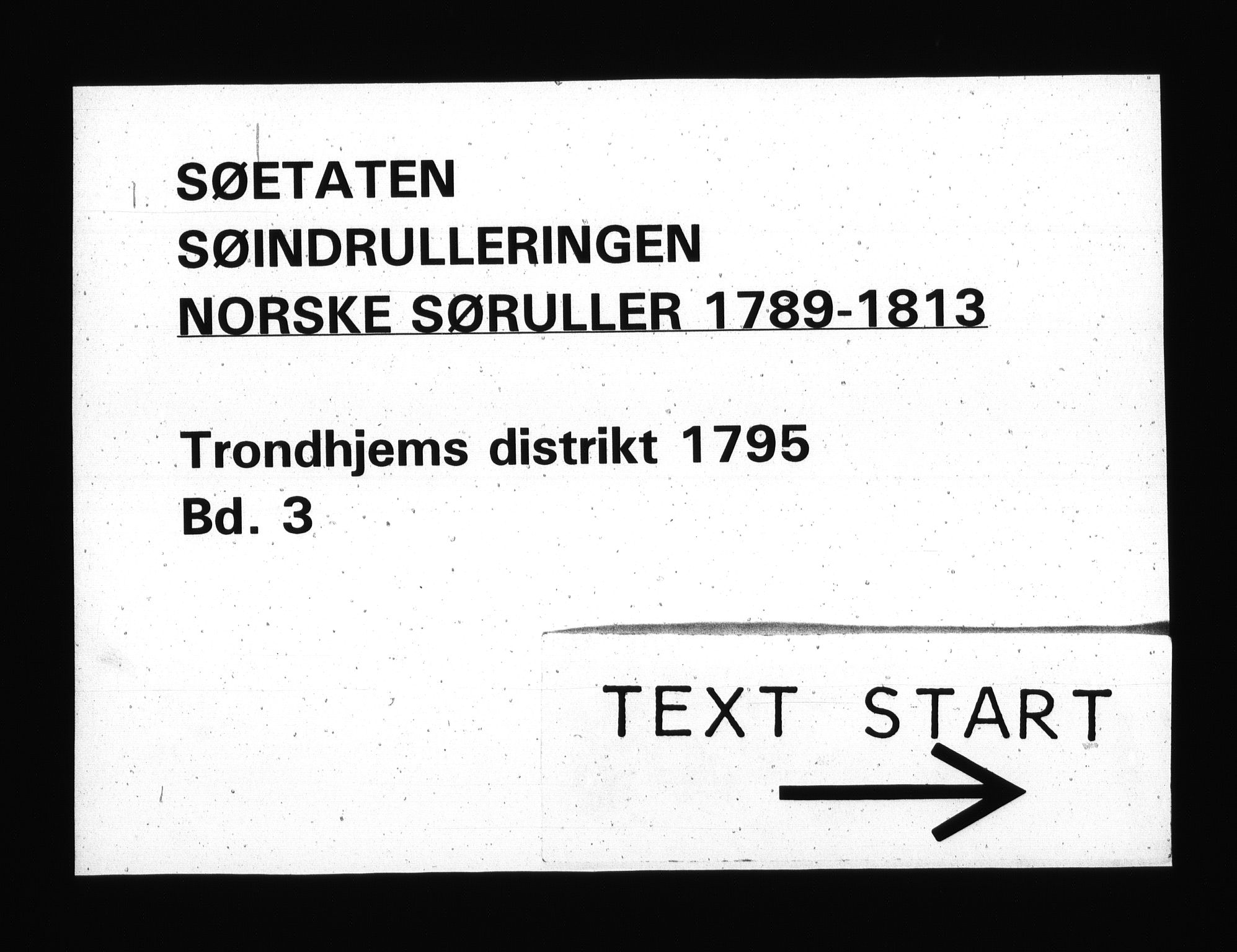 Sjøetaten, RA/EA-3110/F/L0312: Trondheim distrikt, bind 3, 1795
