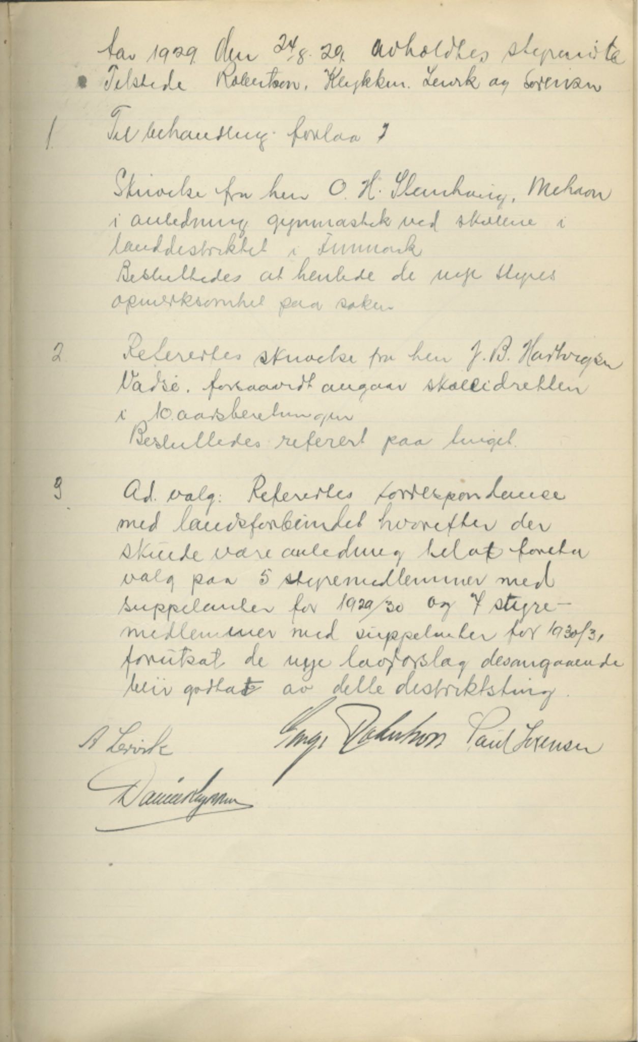 Finnmark Distriktslag for Idrett, FMFB/A-1040/A/L0001: Møteprotokoll, 1919-1940, p. 110