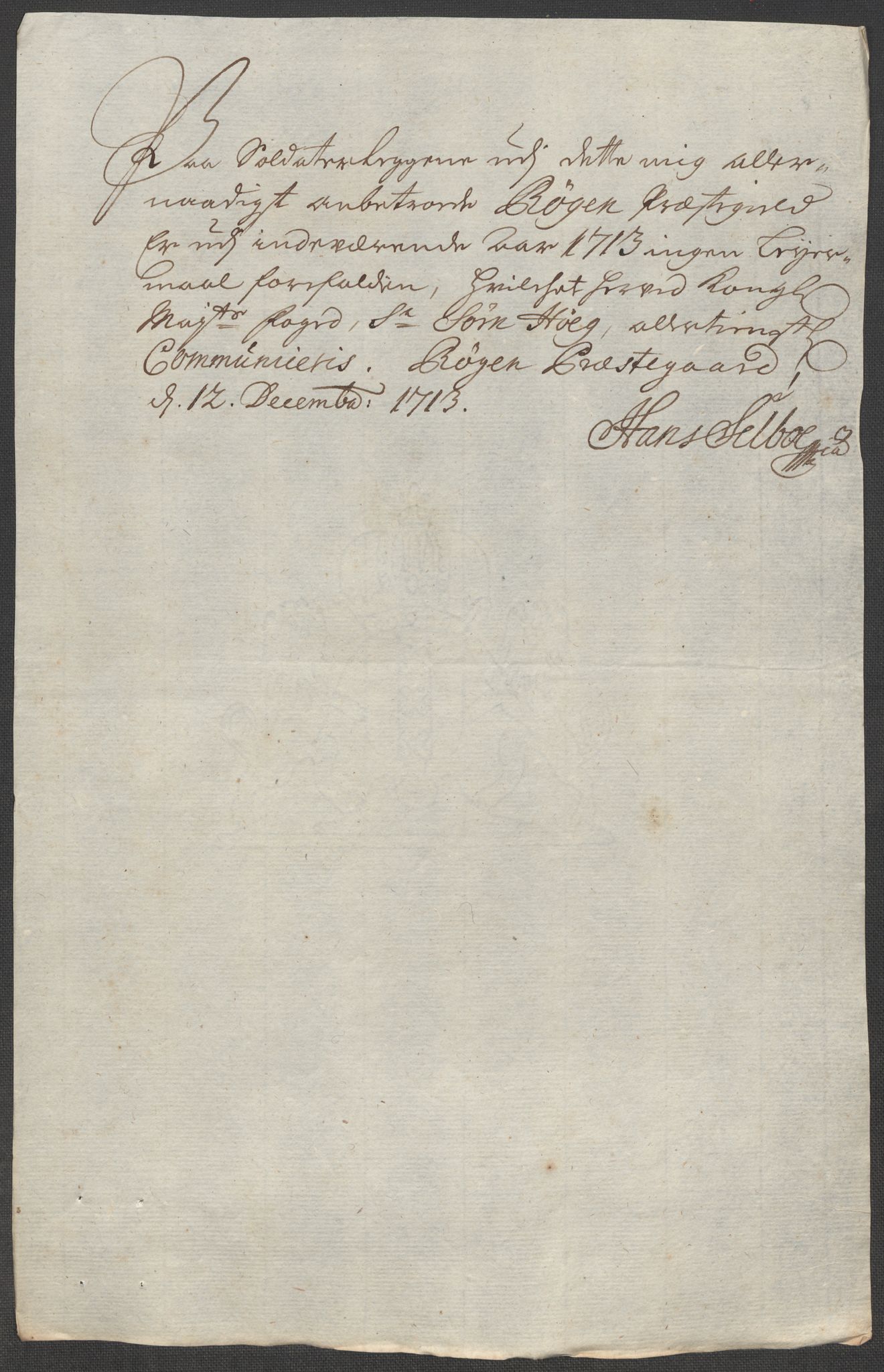 Rentekammeret inntil 1814, Reviderte regnskaper, Fogderegnskap, AV/RA-EA-4092/R31/L1708: Fogderegnskap Hurum, Røyken, Eiker, Lier og Buskerud, 1713, p. 336