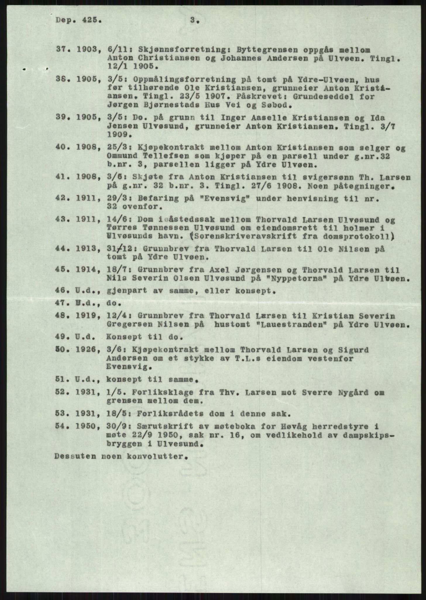 Samlinger til kildeutgivelse, Diplomavskriftsamlingen, AV/RA-EA-4053/H/Ha, p. 1708