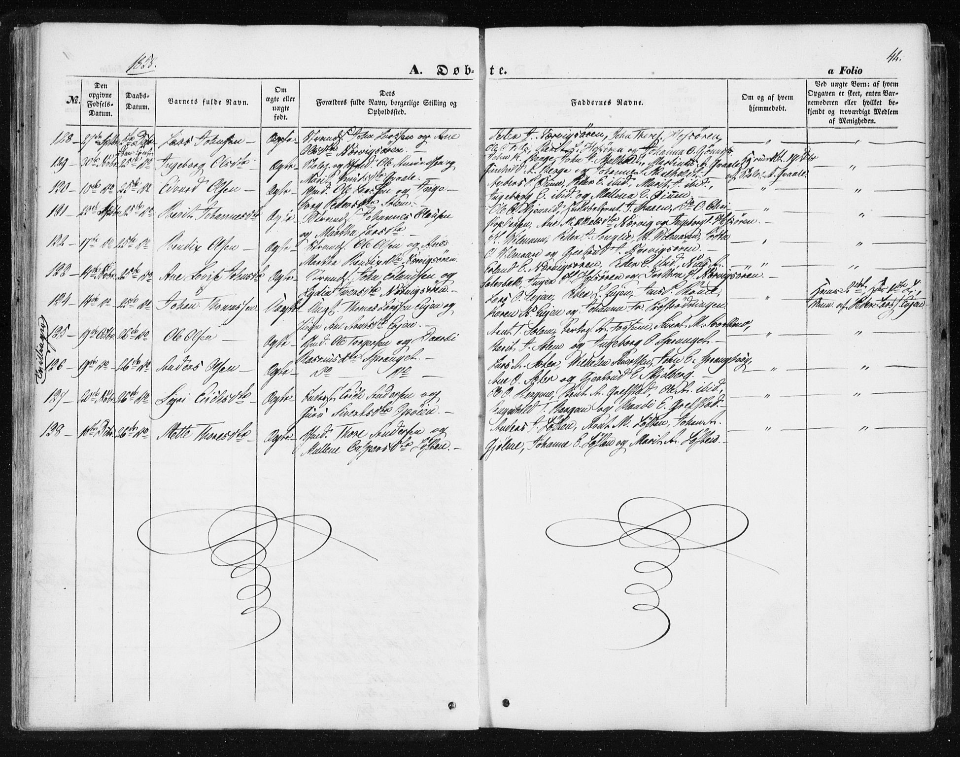 Ministerialprotokoller, klokkerbøker og fødselsregistre - Sør-Trøndelag, AV/SAT-A-1456/668/L0806: Parish register (official) no. 668A06, 1854-1869, p. 42