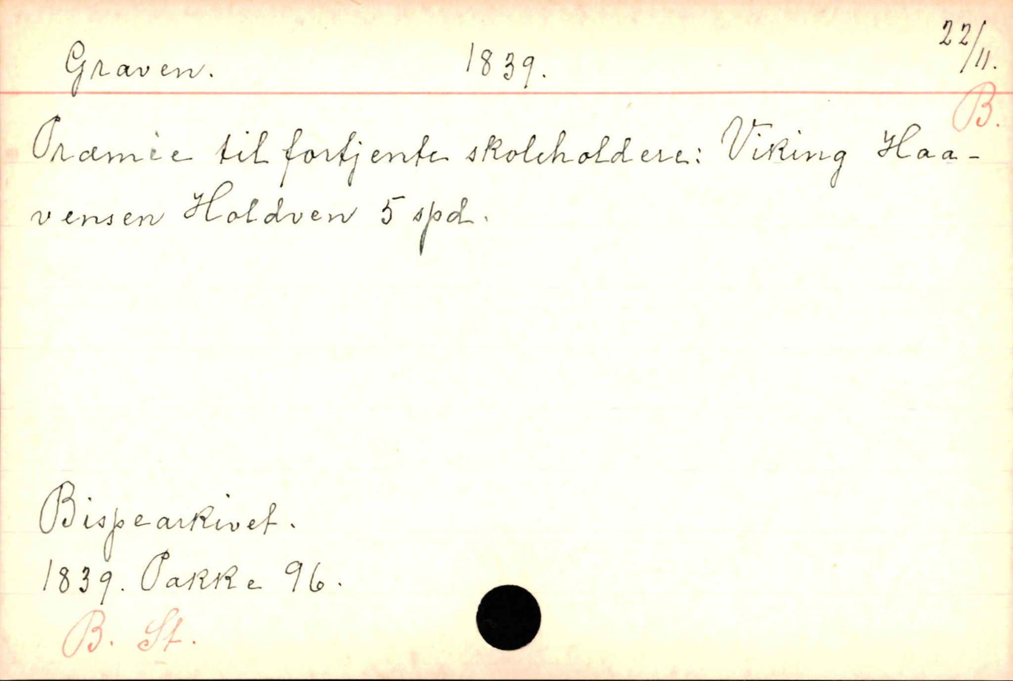 Haugen, Johannes - lærer, AV/SAB-SAB/PA-0036/01/L0001: Om klokkere og lærere, 1521-1904, p. 5573
