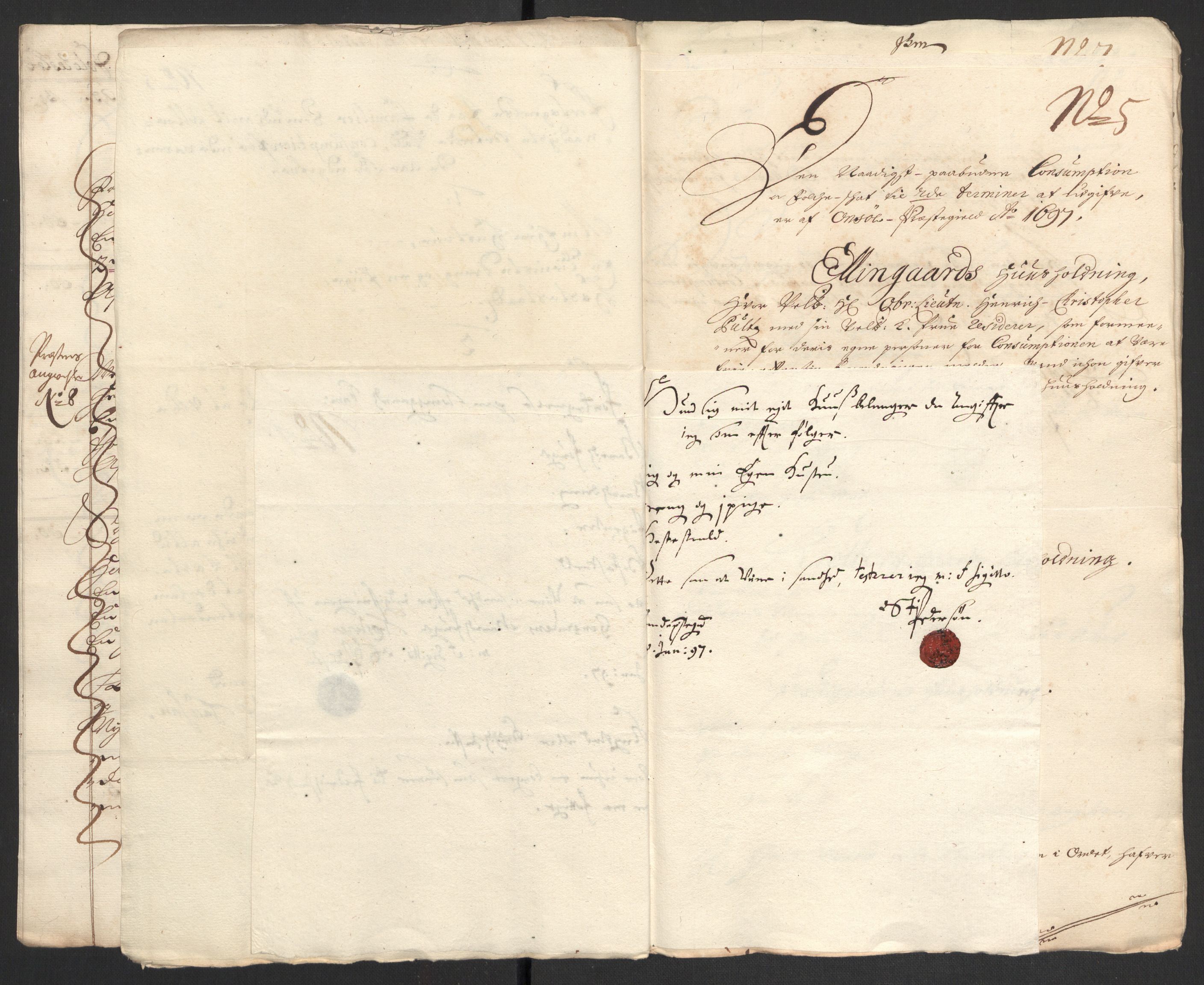 Rentekammeret inntil 1814, Reviderte regnskaper, Fogderegnskap, AV/RA-EA-4092/R04/L0125: Fogderegnskap Moss, Onsøy, Tune, Veme og Åbygge, 1697, p. 86