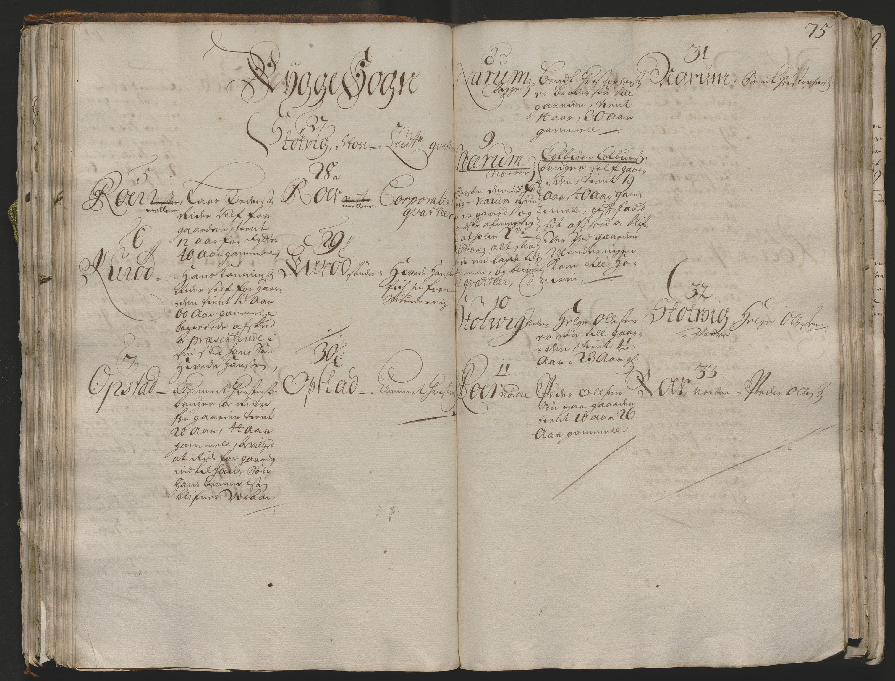 Rentekammeret inntil 1814, Realistisk ordnet avdeling, AV/RA-EA-4070/Ok/L0013: [Ff 19]: Generalhovedrulle over kavaleriet og dragonene i Norge, 1690-1691, p. 74b-75a