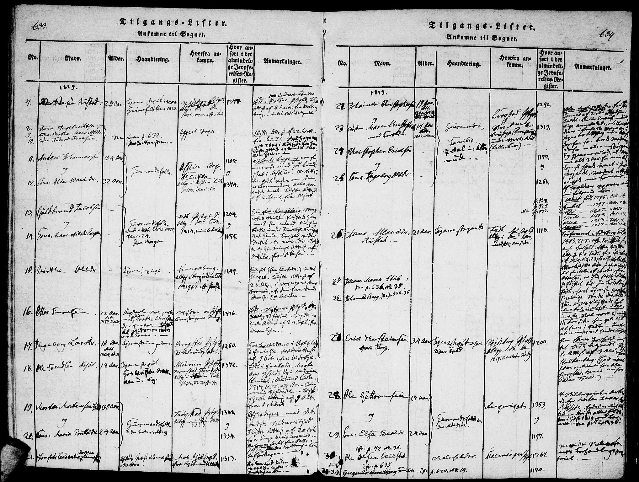 Enebakk prestekontor Kirkebøker, SAO/A-10171c/F/Fa/L0005: Parish register (official) no. I 5, 1790-1825, p. 633-634