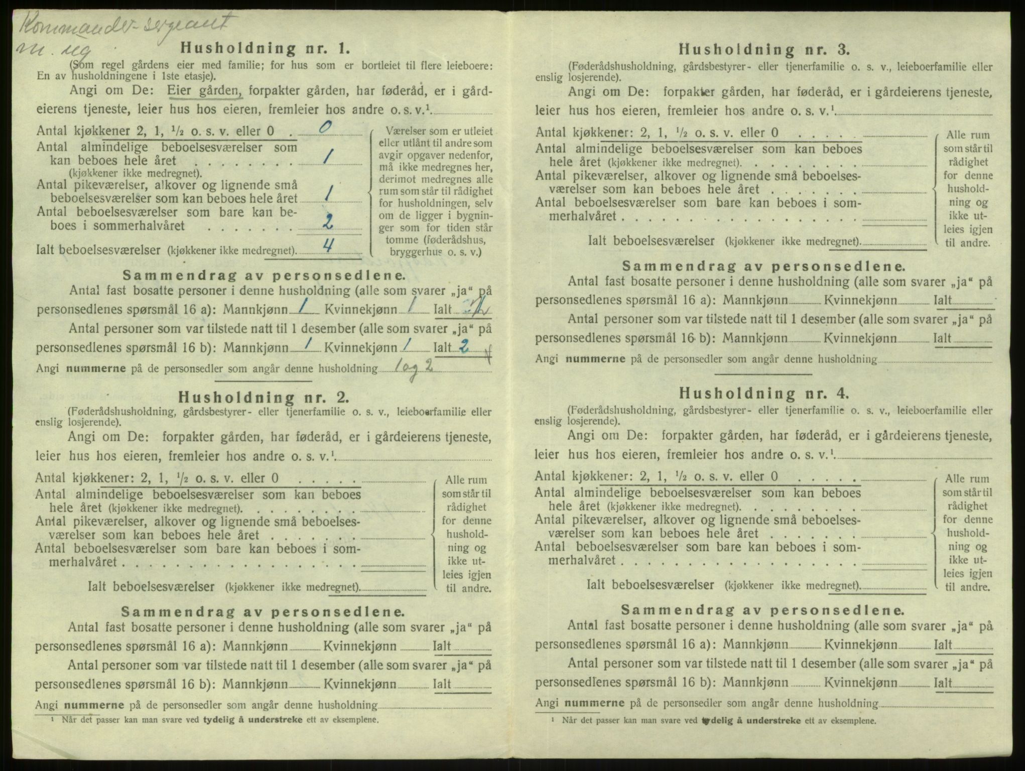 SAB, 1920 census for Masfjorden, 1920, p. 55