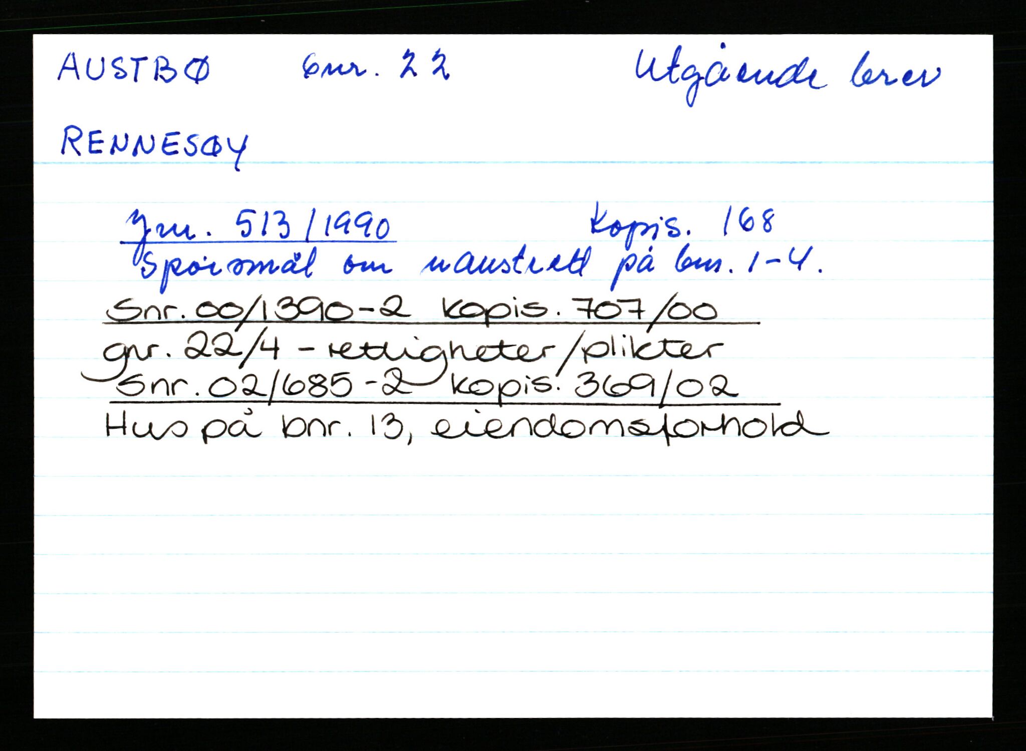 Statsarkivet i Stavanger, AV/SAST-A-101971/03/Y/Yk/L0002: Registerkort sortert etter gårdsnavn: Auglend - Bakkevik, 1750-1930, p. 232