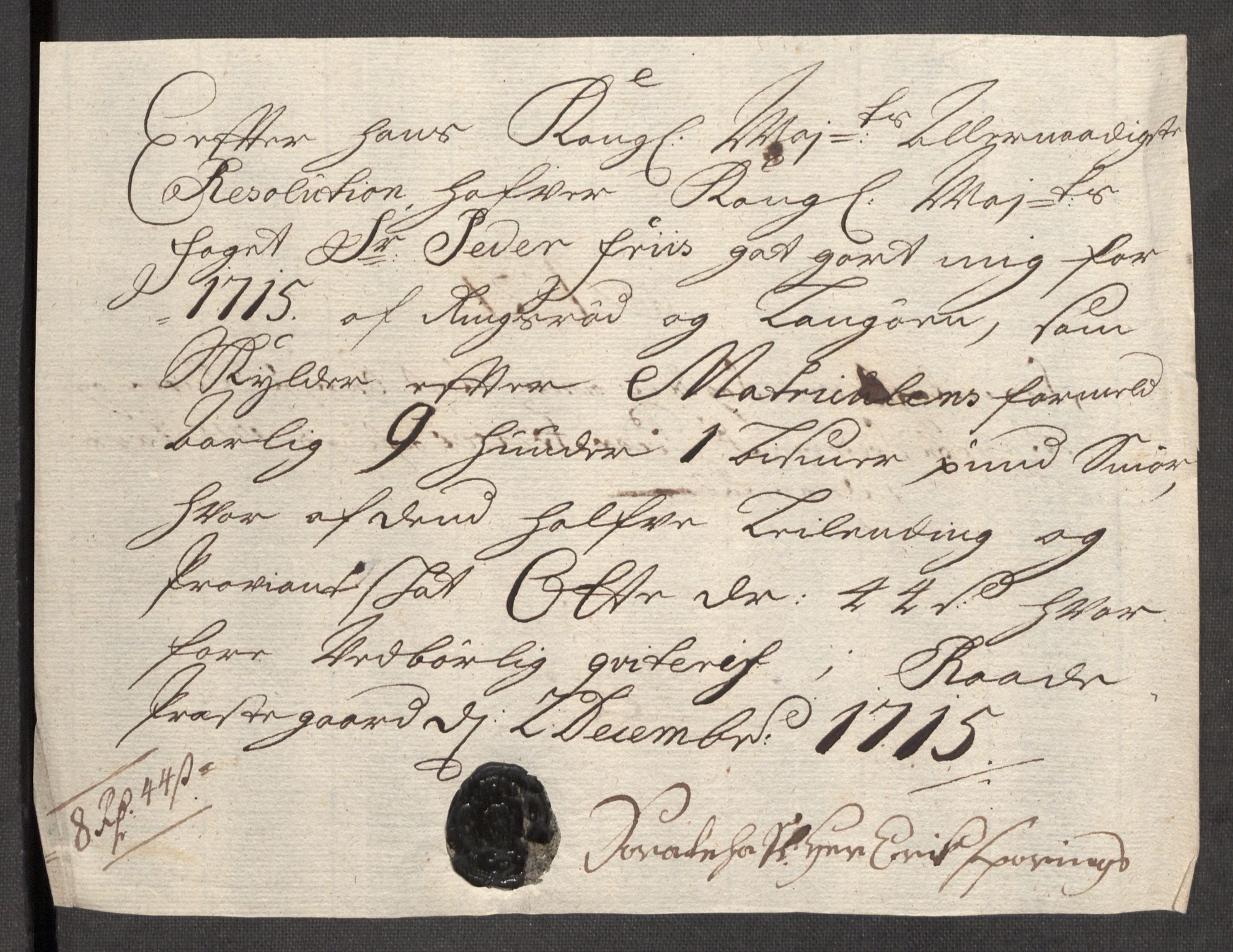 Rentekammeret inntil 1814, Reviderte regnskaper, Fogderegnskap, AV/RA-EA-4092/R04/L0140: Fogderegnskap Moss, Onsøy, Tune, Veme og Åbygge, 1715-1716, p. 171