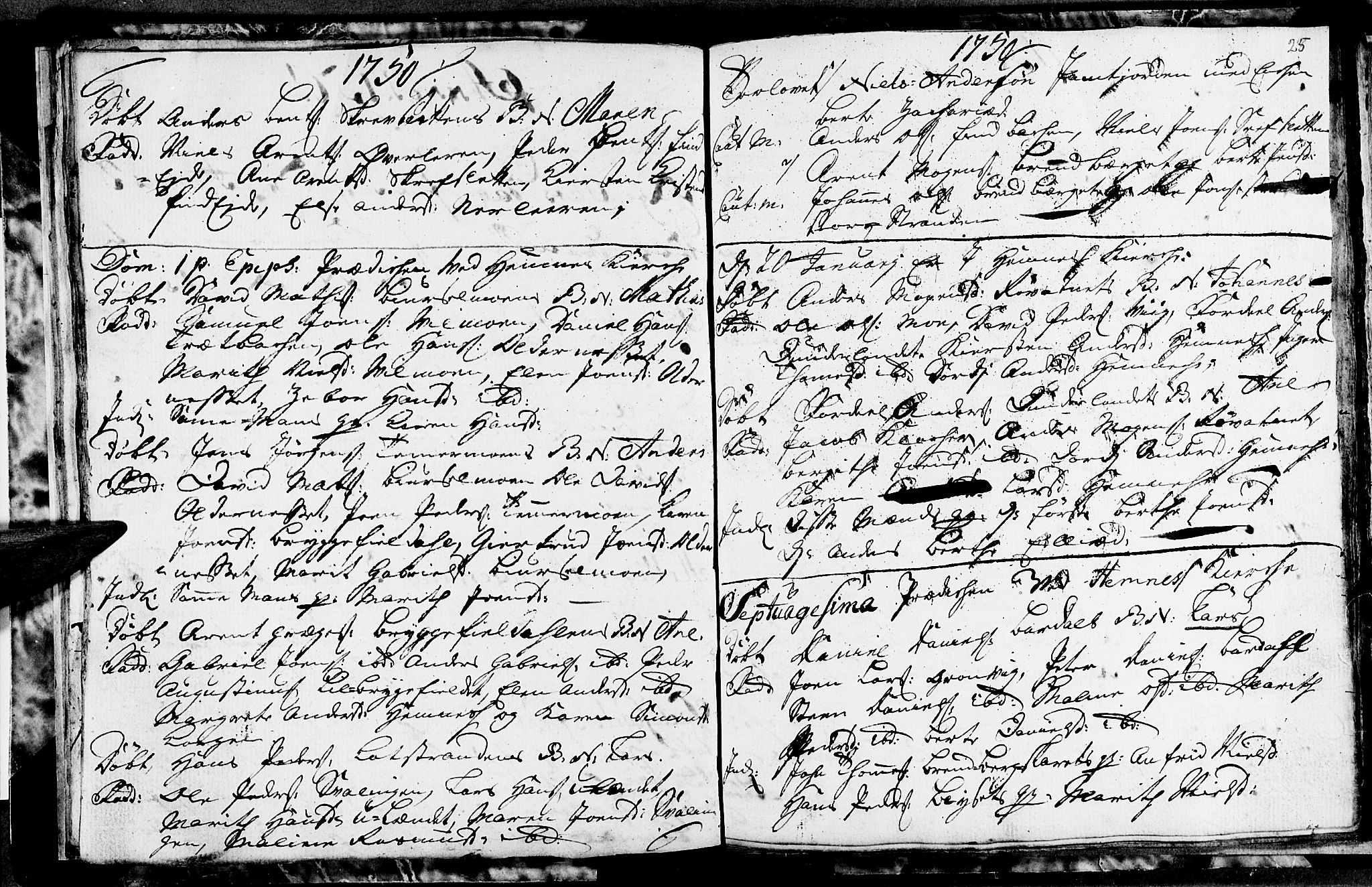 Ministerialprotokoller, klokkerbøker og fødselsregistre - Nordland, SAT/A-1459/825/L0347: Parish register (official) no. 825A03, 1748-1751, p. 25