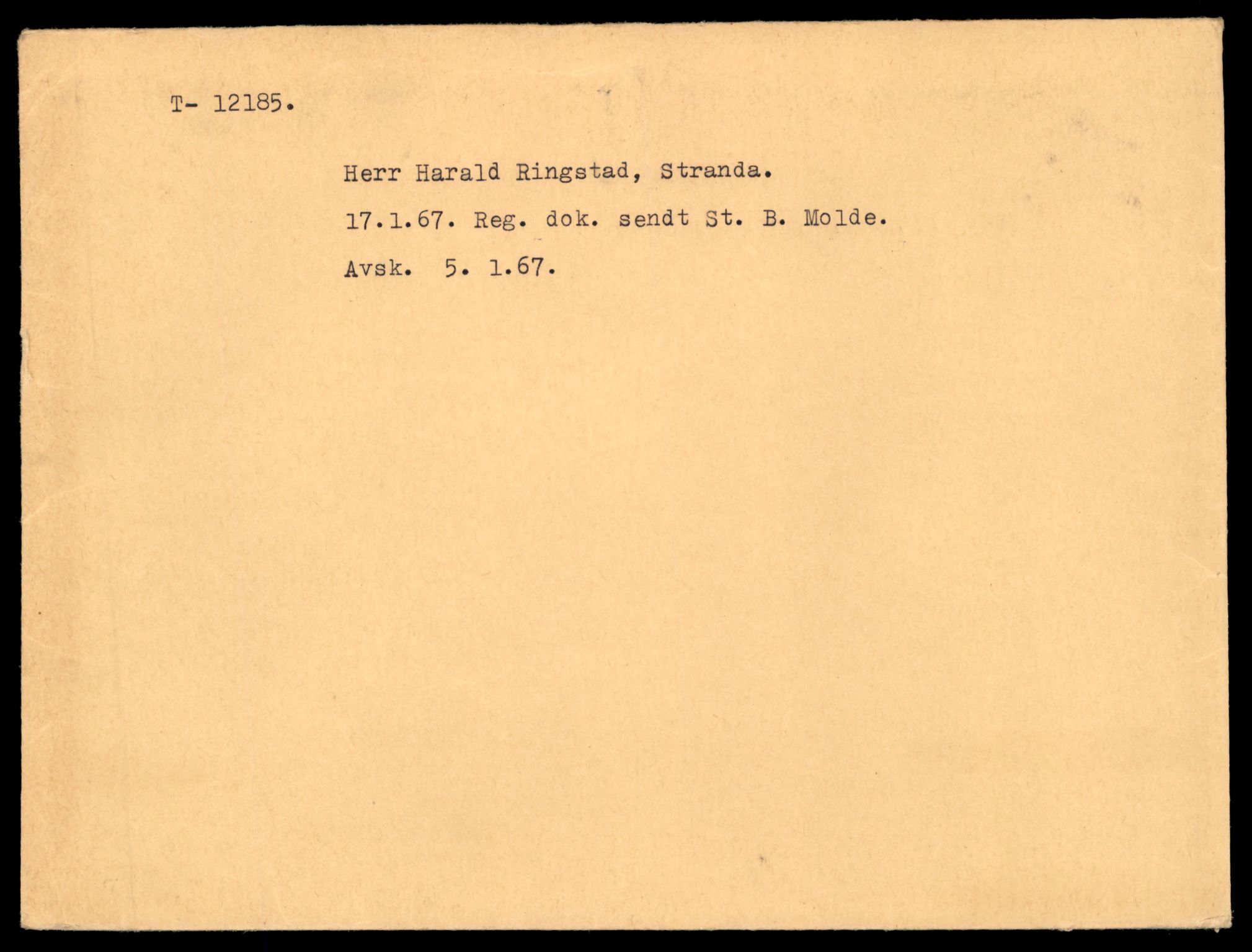 Møre og Romsdal vegkontor - Ålesund trafikkstasjon, AV/SAT-A-4099/F/Fe/L0033: Registreringskort for kjøretøy T 12151 - T 12474, 1927-1998, p. 885