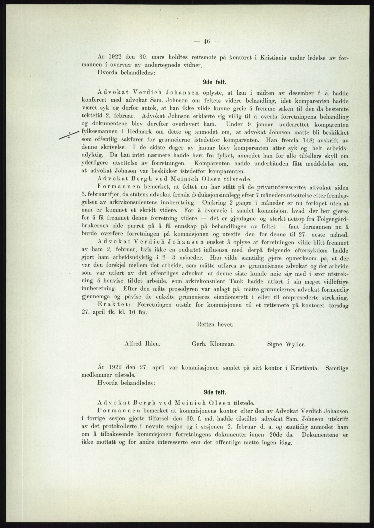 Høyfjellskommisjonen, RA/S-1546/X/Xa/L0001: Nr. 1-33, 1909-1953, p. 4310