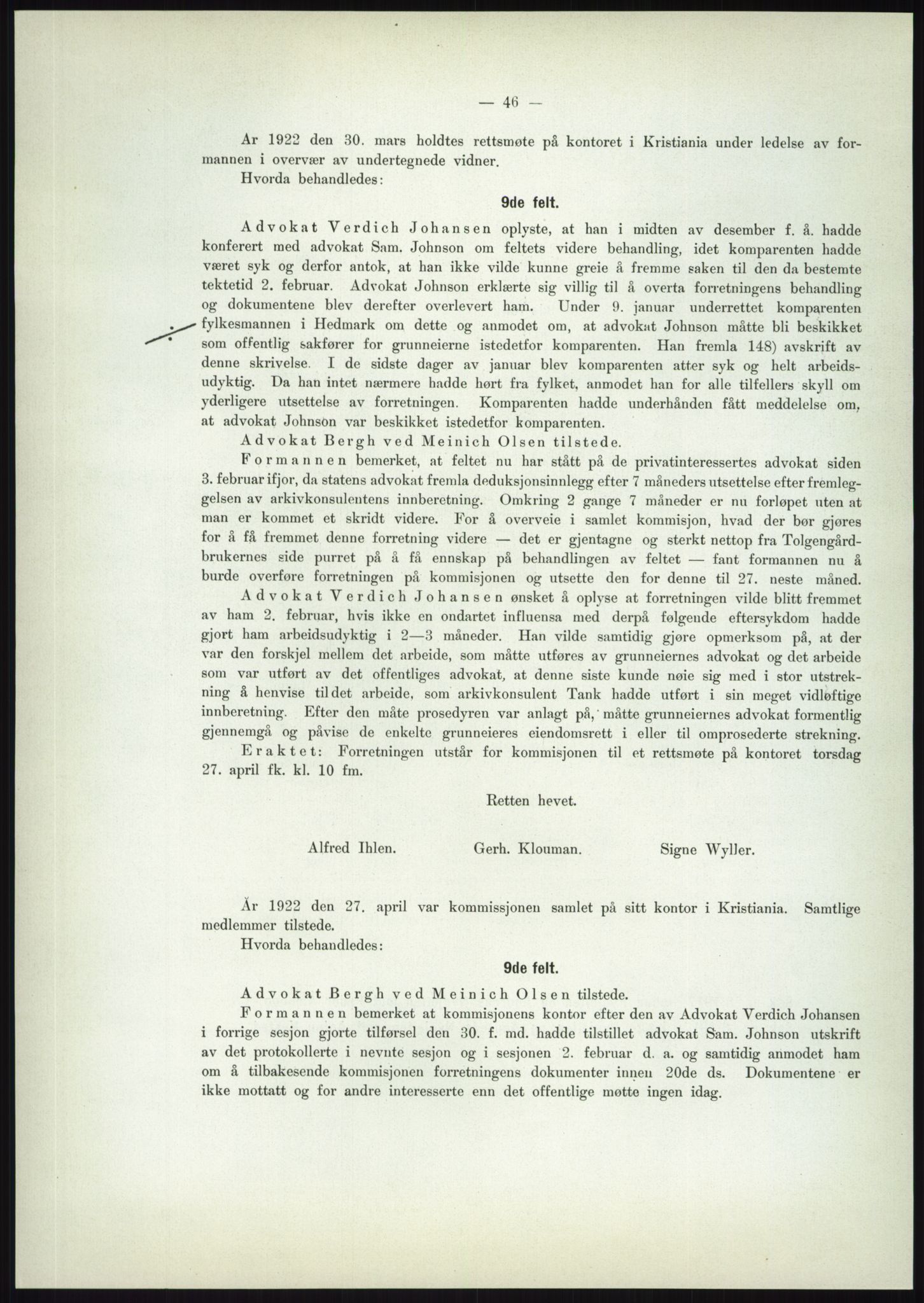Høyfjellskommisjonen, AV/RA-S-1546/X/Xa/L0001: Nr. 1-33, 1909-1953, p. 4310