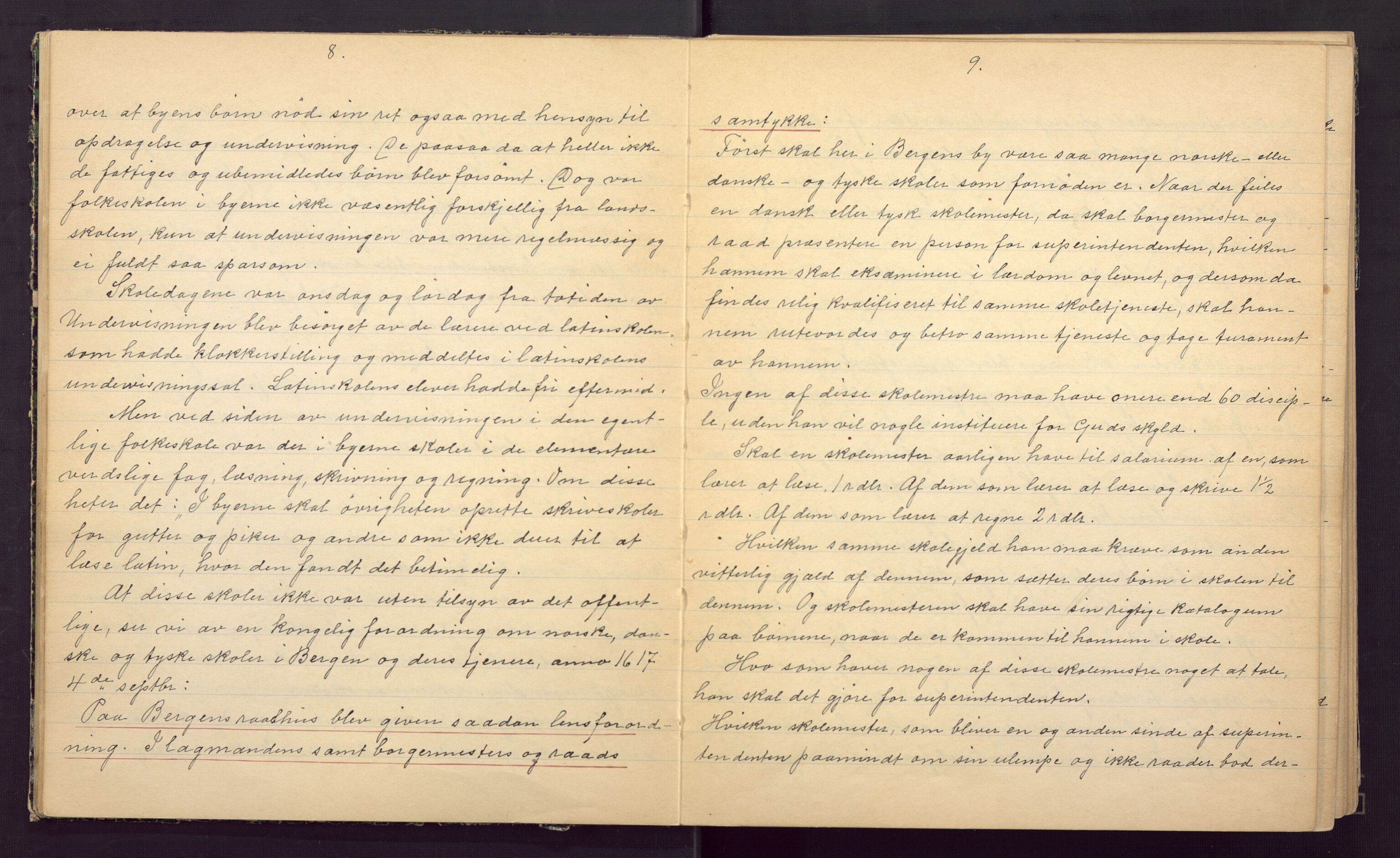 Christi Krybbe skoler, BBA/A-0082/M/Md/L0002: Nedtegnelsesbok, 1925