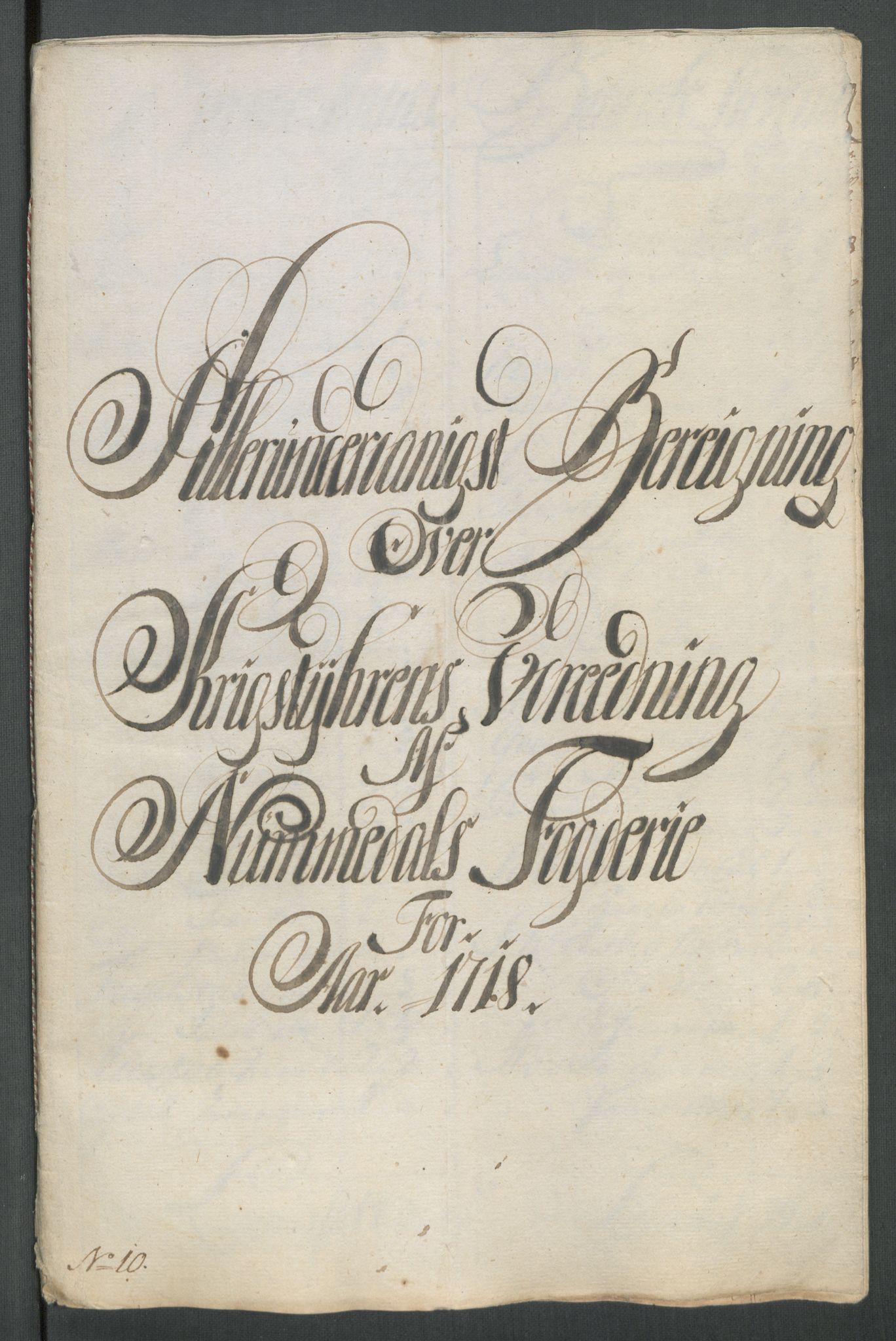 Rentekammeret inntil 1814, Reviderte regnskaper, Fogderegnskap, RA/EA-4092/R64/L4439: Fogderegnskap Namdal, 1718, p. 130