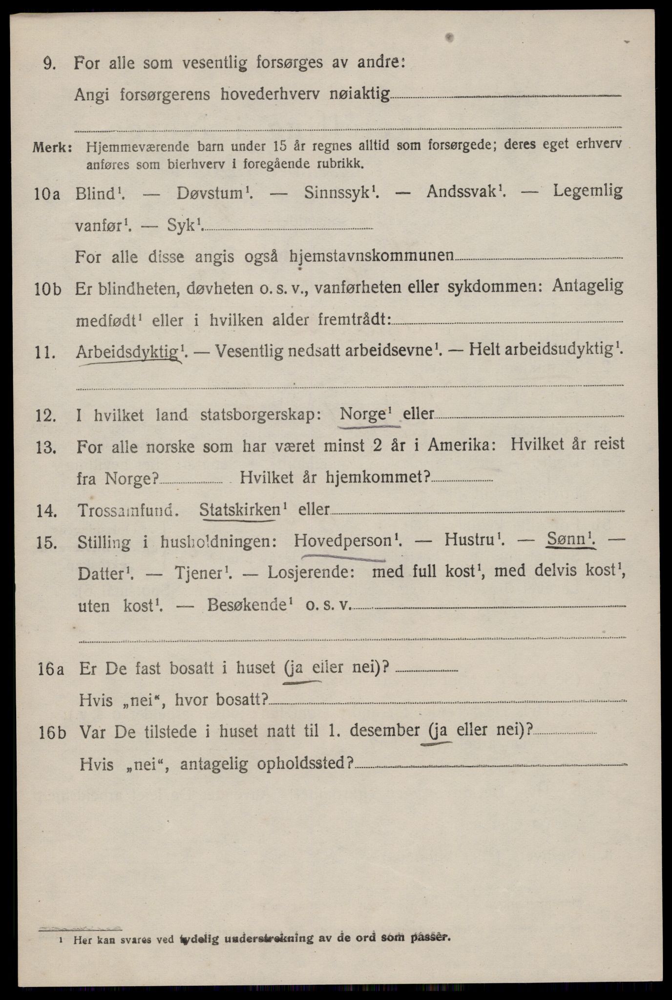 SAKO, 1920 census for Seljord, 1920, p. 3887