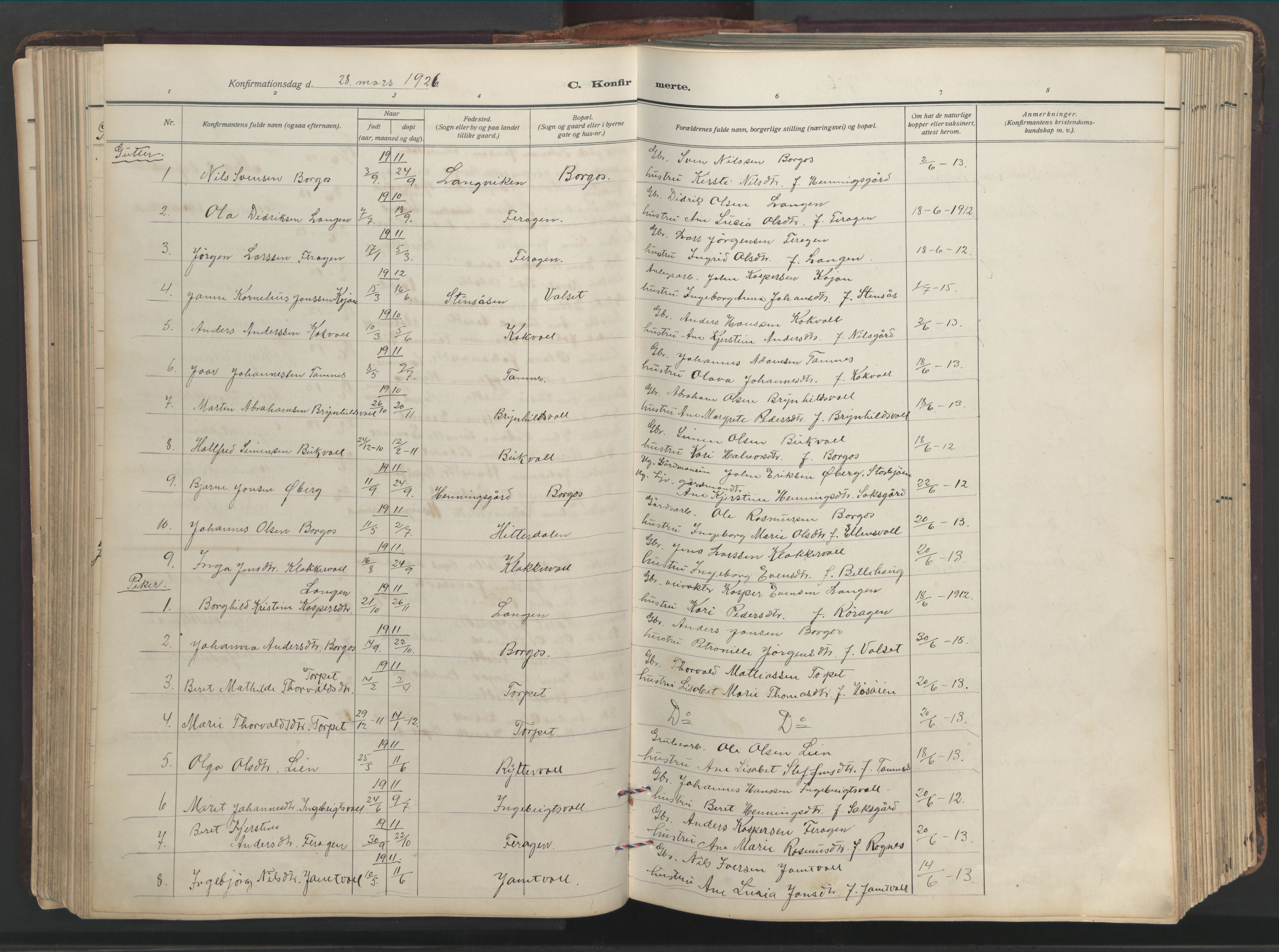 Ministerialprotokoller, klokkerbøker og fødselsregistre - Sør-Trøndelag, AV/SAT-A-1456/683/L0951: Parish register (copy) no. 683C03, 1919-1970
