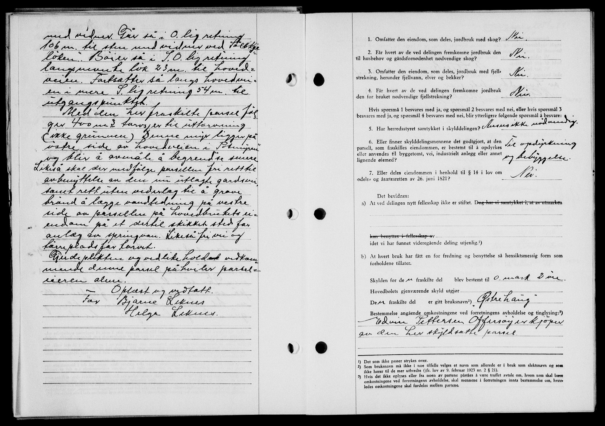 Lofoten sorenskriveri, SAT/A-0017/1/2/2C/L0004a: Mortgage book no. 4a, 1938-1938, Diary no: : 2236/1938