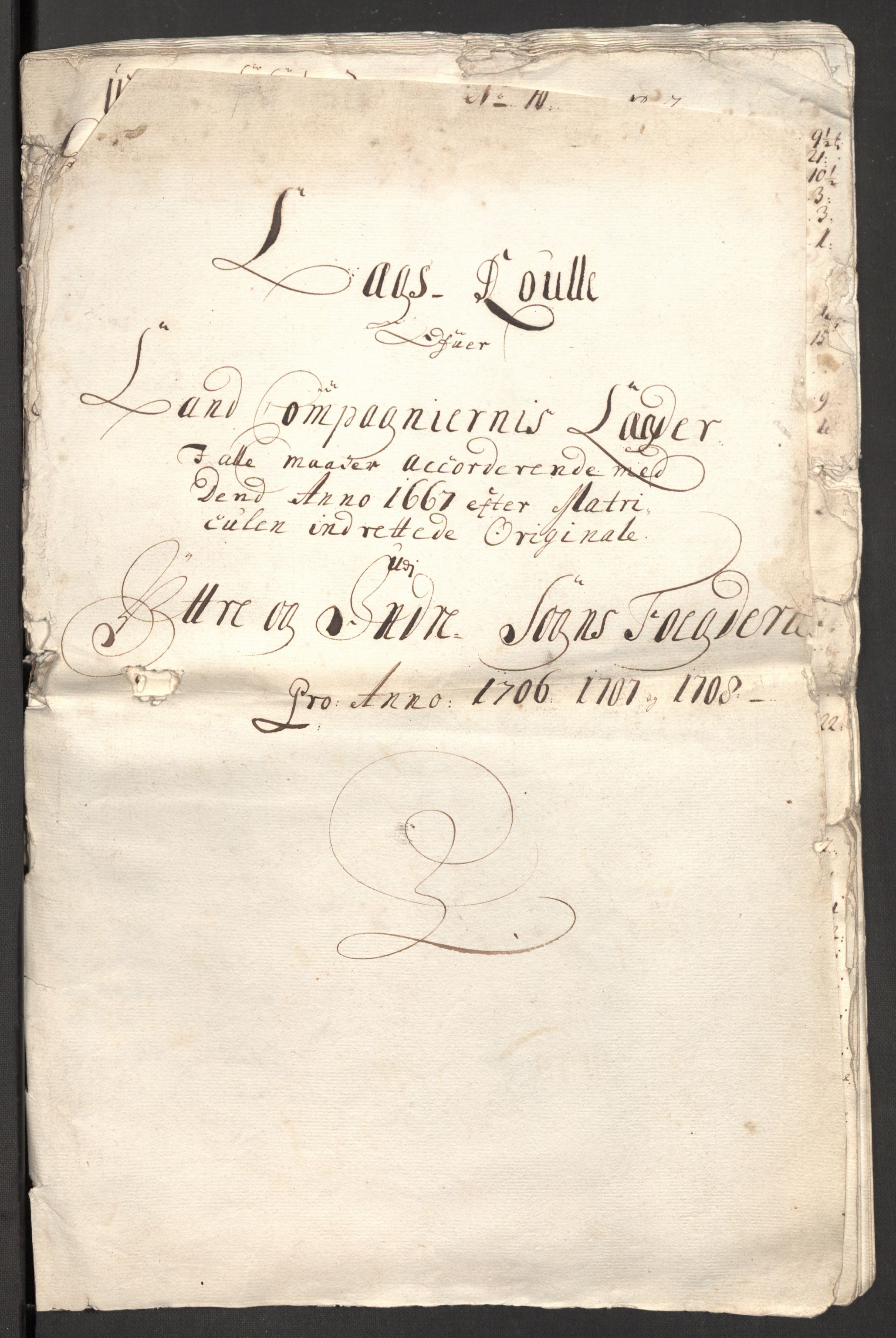 Rentekammeret inntil 1814, Reviderte regnskaper, Fogderegnskap, AV/RA-EA-4092/R52/L3315: Fogderegnskap Sogn, 1708, p. 352