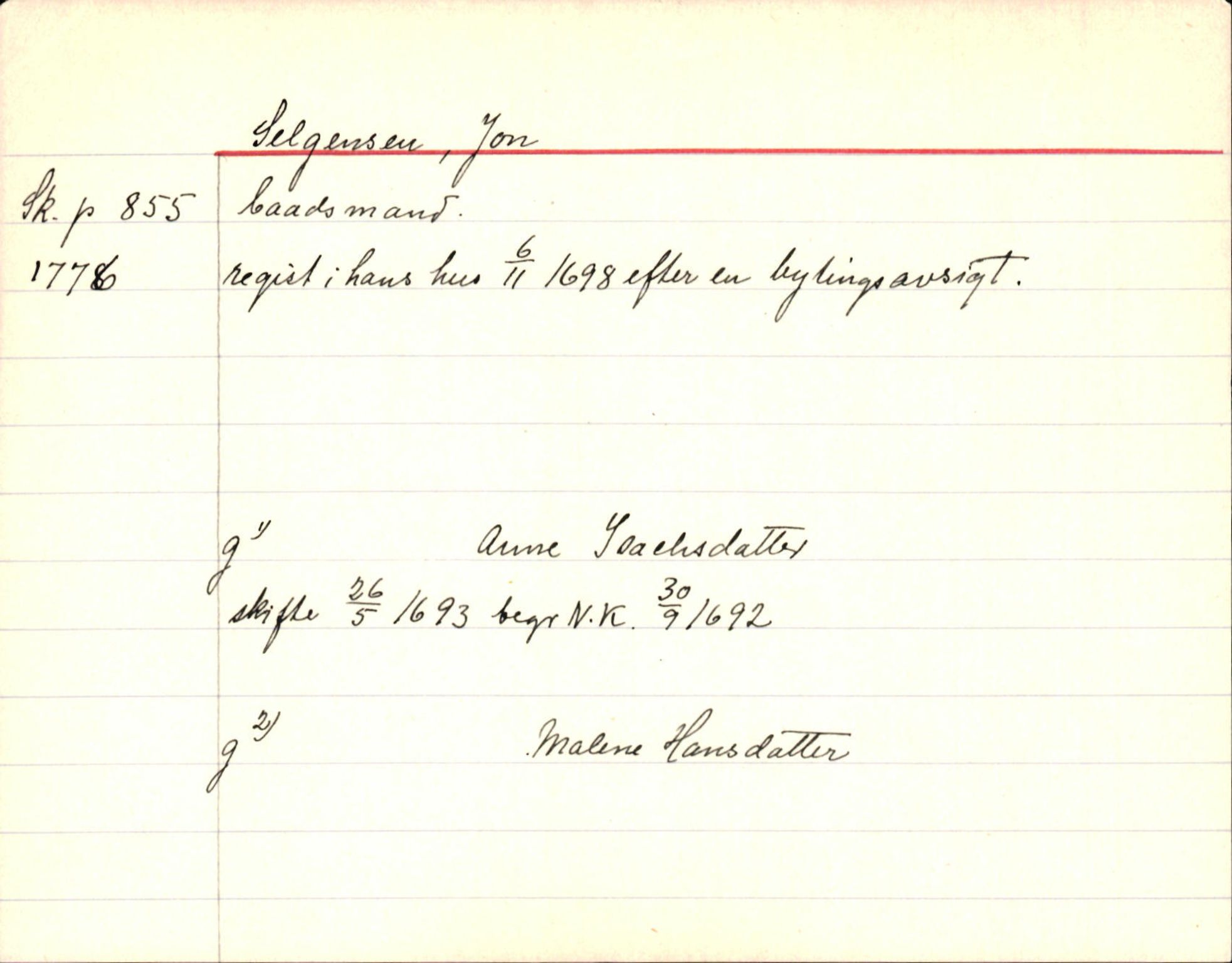 Sollied, Olaf og Thora - samlinger, AV/SAB-SAB/DA-0401/01/L0048: Registerkort skuff 9, Saabye - Søre, p. 1532