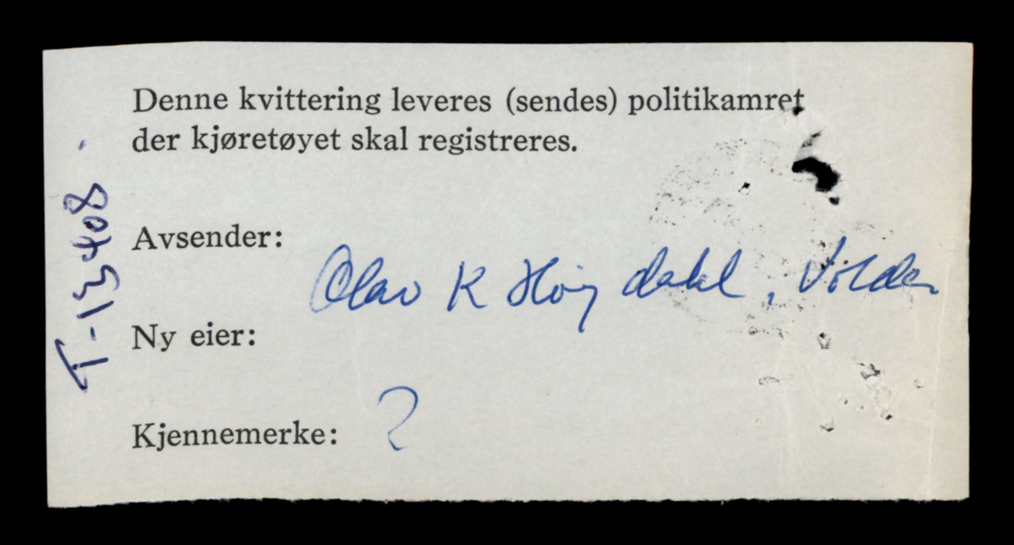 Møre og Romsdal vegkontor - Ålesund trafikkstasjon, AV/SAT-A-4099/F/Fe/L0039: Registreringskort for kjøretøy T 13361 - T 13530, 1927-1998, p. 808