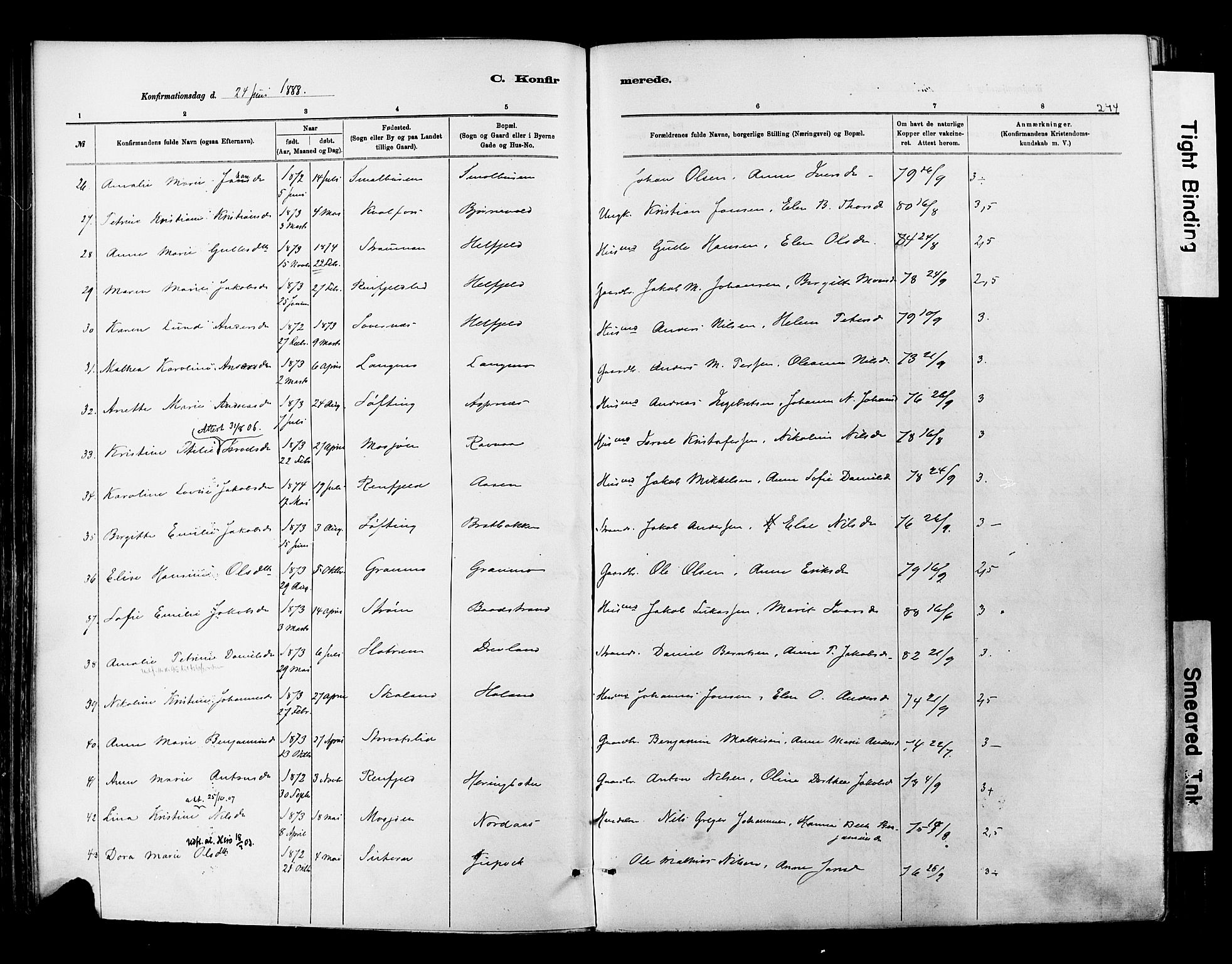 Ministerialprotokoller, klokkerbøker og fødselsregistre - Nordland, AV/SAT-A-1459/820/L0295: Parish register (official) no. 820A16, 1880-1896, p. 214