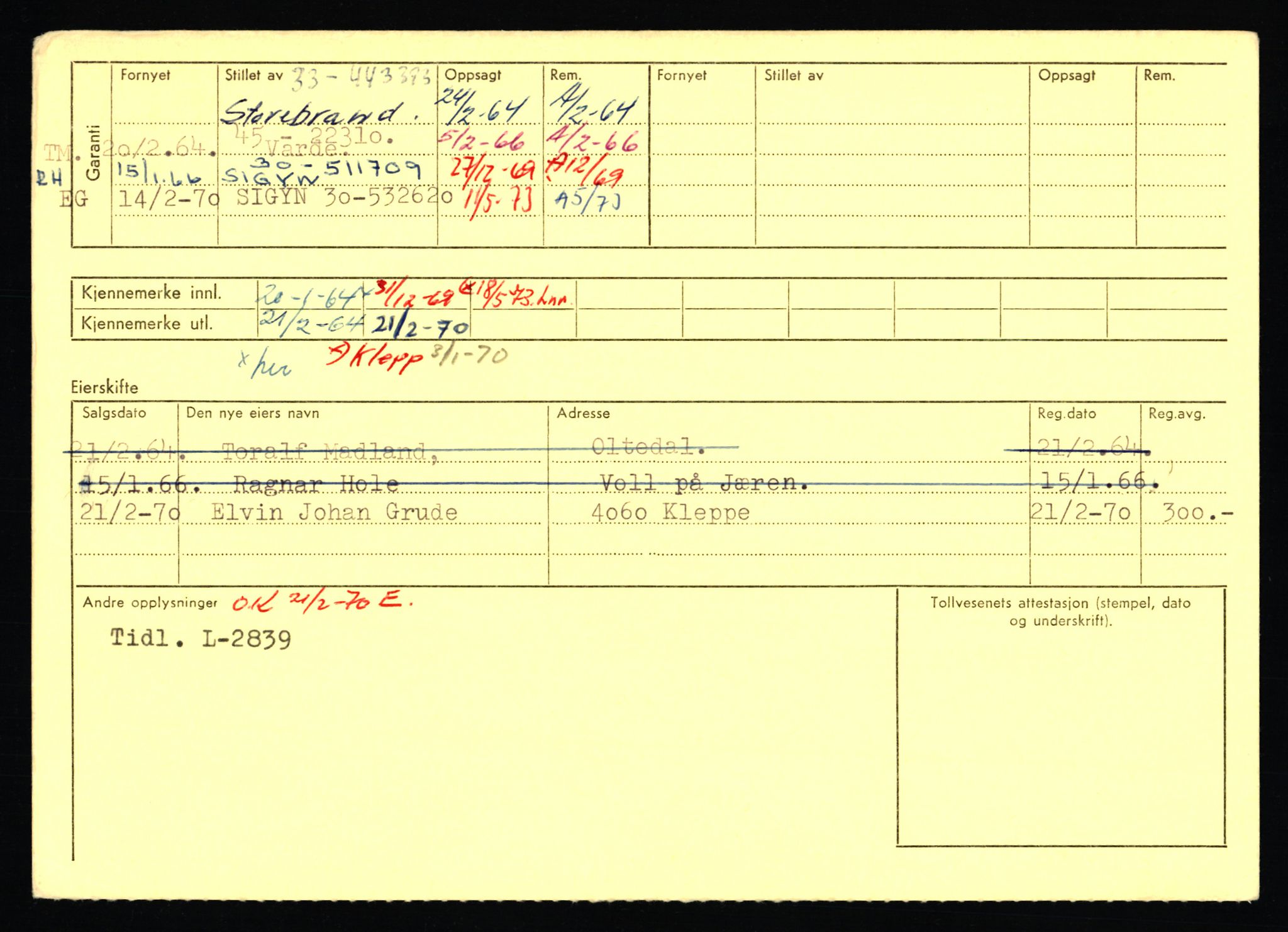 Stavanger trafikkstasjon, AV/SAST-A-101942/0/F/L0054: L-54200 - L-55699, 1930-1971, p. 440