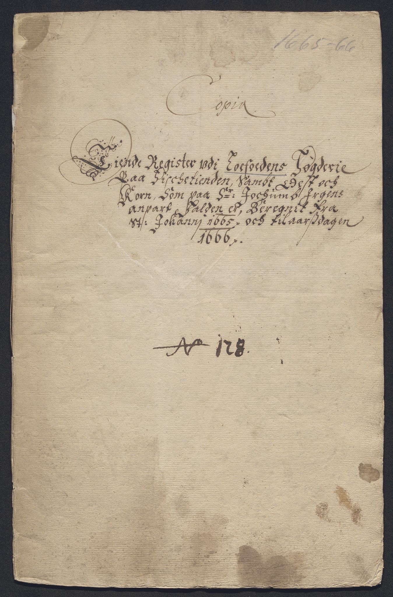 Rentekammeret inntil 1814, Reviderte regnskaper, Kirkeregnskap, AV/RA-EA-4067/Rf/L0118: Kirkeregnskap, 1643-1689, p. 291