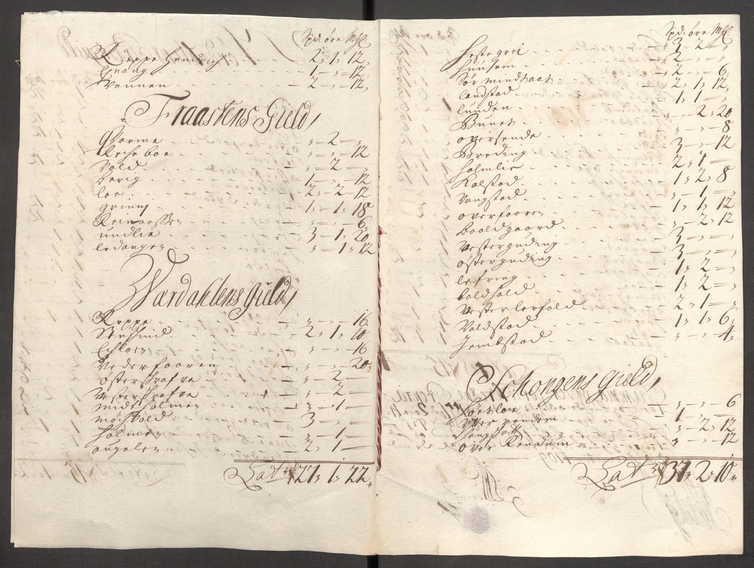 Rentekammeret inntil 1814, Reviderte regnskaper, Fogderegnskap, RA/EA-4092/R62/L4199: Fogderegnskap Stjørdal og Verdal, 1709, p. 237