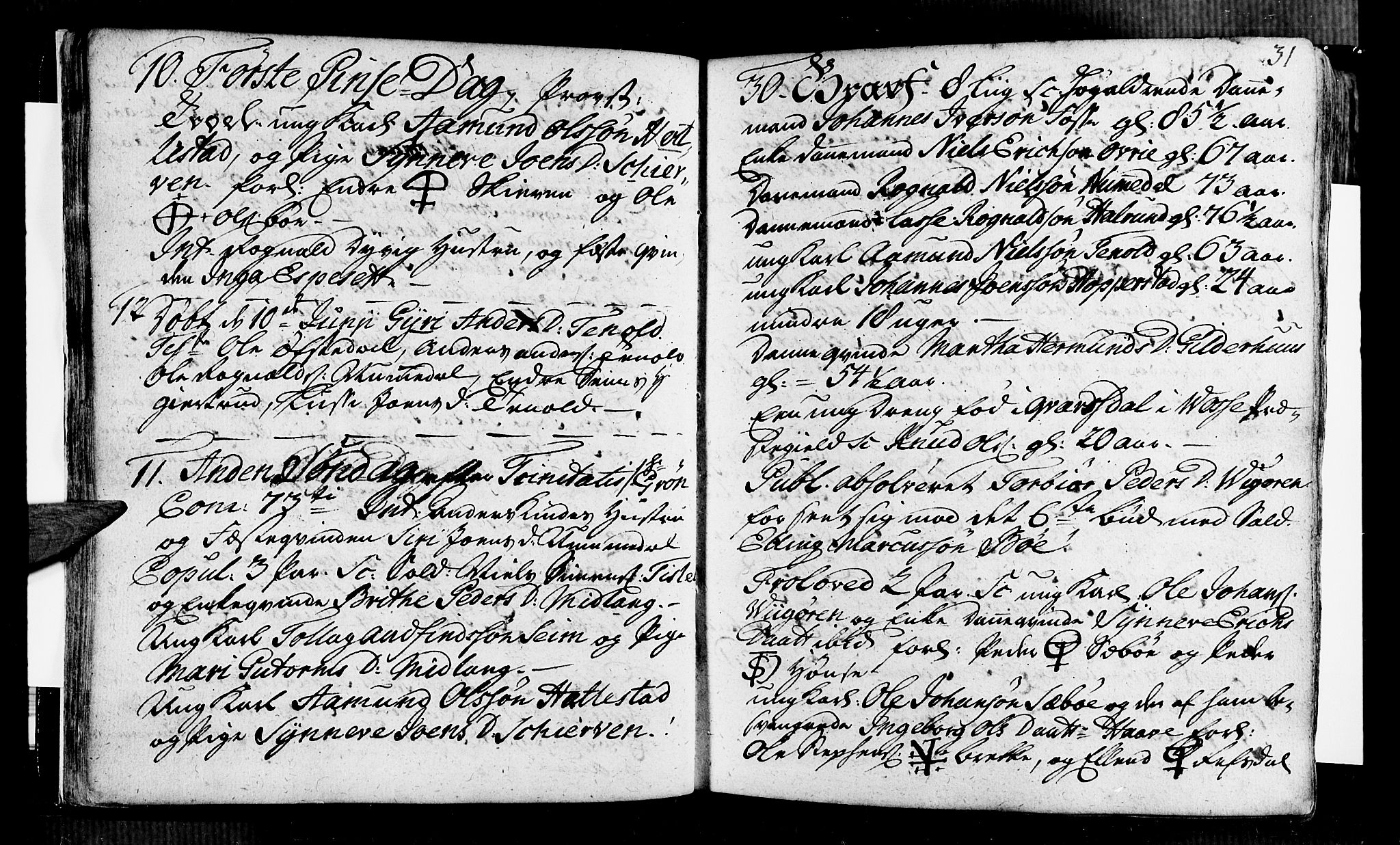 Vik sokneprestembete, AV/SAB-A-81501/H/Haa/Haaa/L0002: Parish register (official) no. A 2 / 1, 1740-1757, p. 31