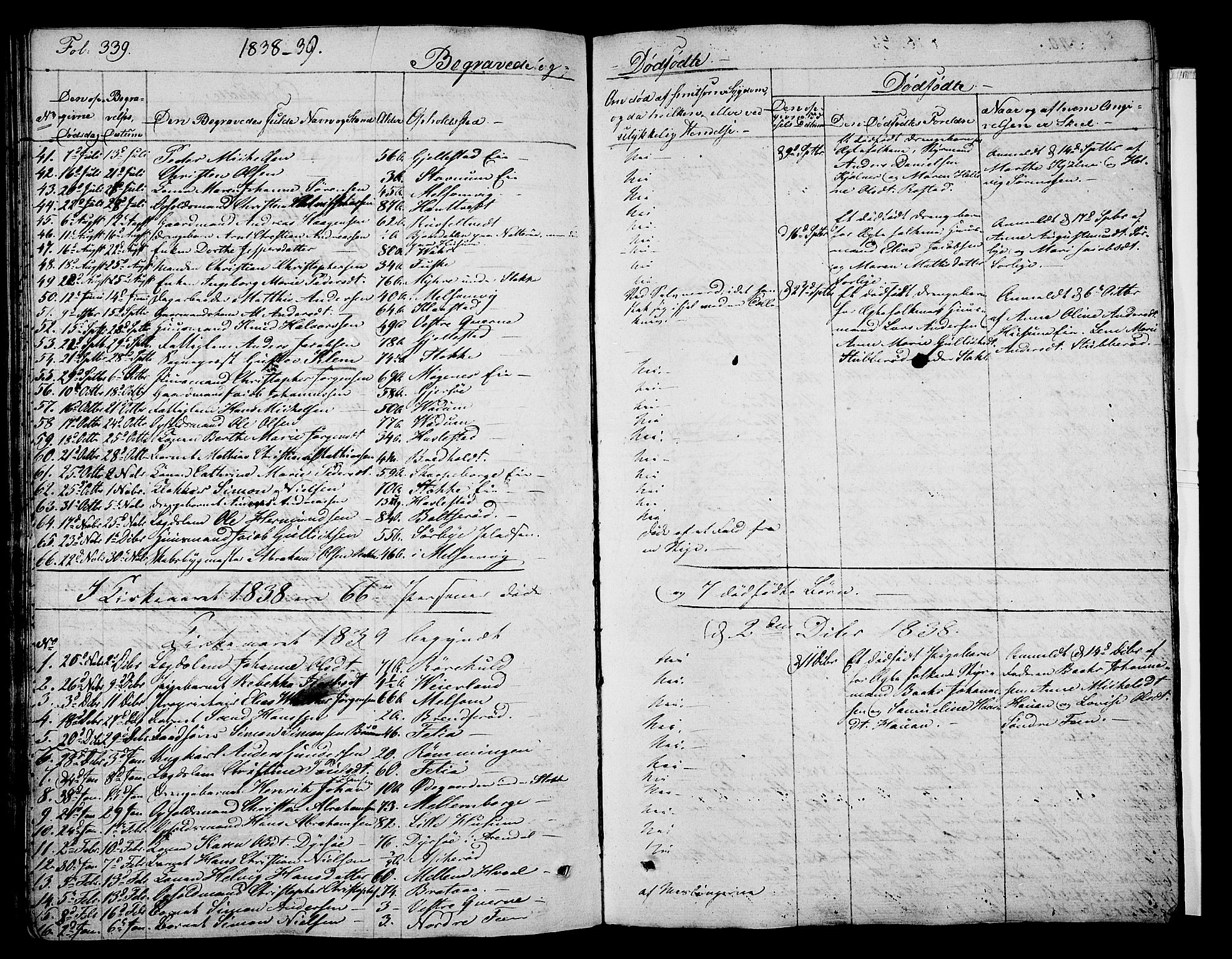 Stokke kirkebøker, AV/SAKO-A-320/F/Fa/L0006: Parish register (official) no. I 6, 1826-1843, p. 339