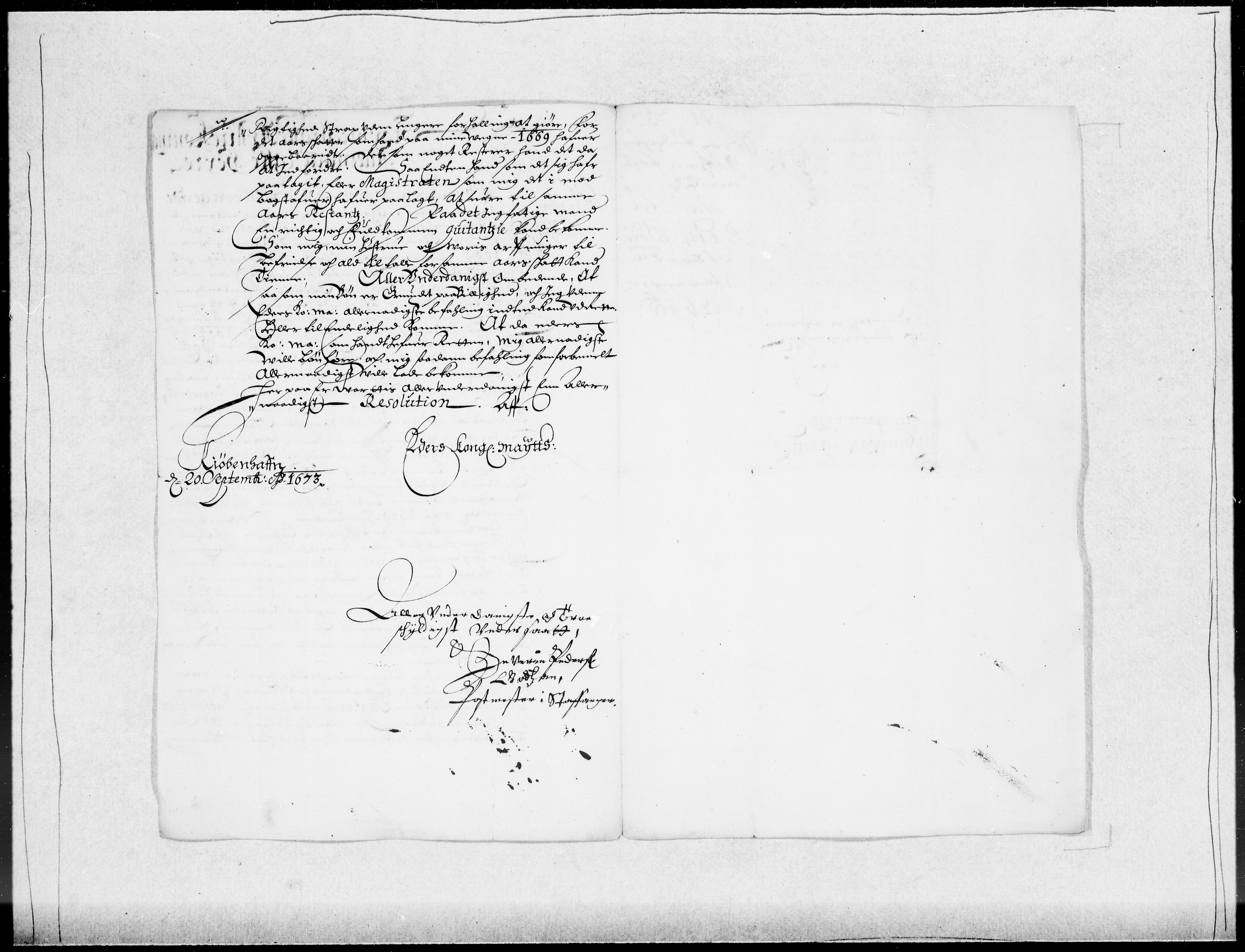 Danske Kanselli 1572-1799, AV/RA-EA-3023/F/Fc/Fcc/Fcca/L0031: Norske innlegg 1572-1799, 1671-1673, p. 422