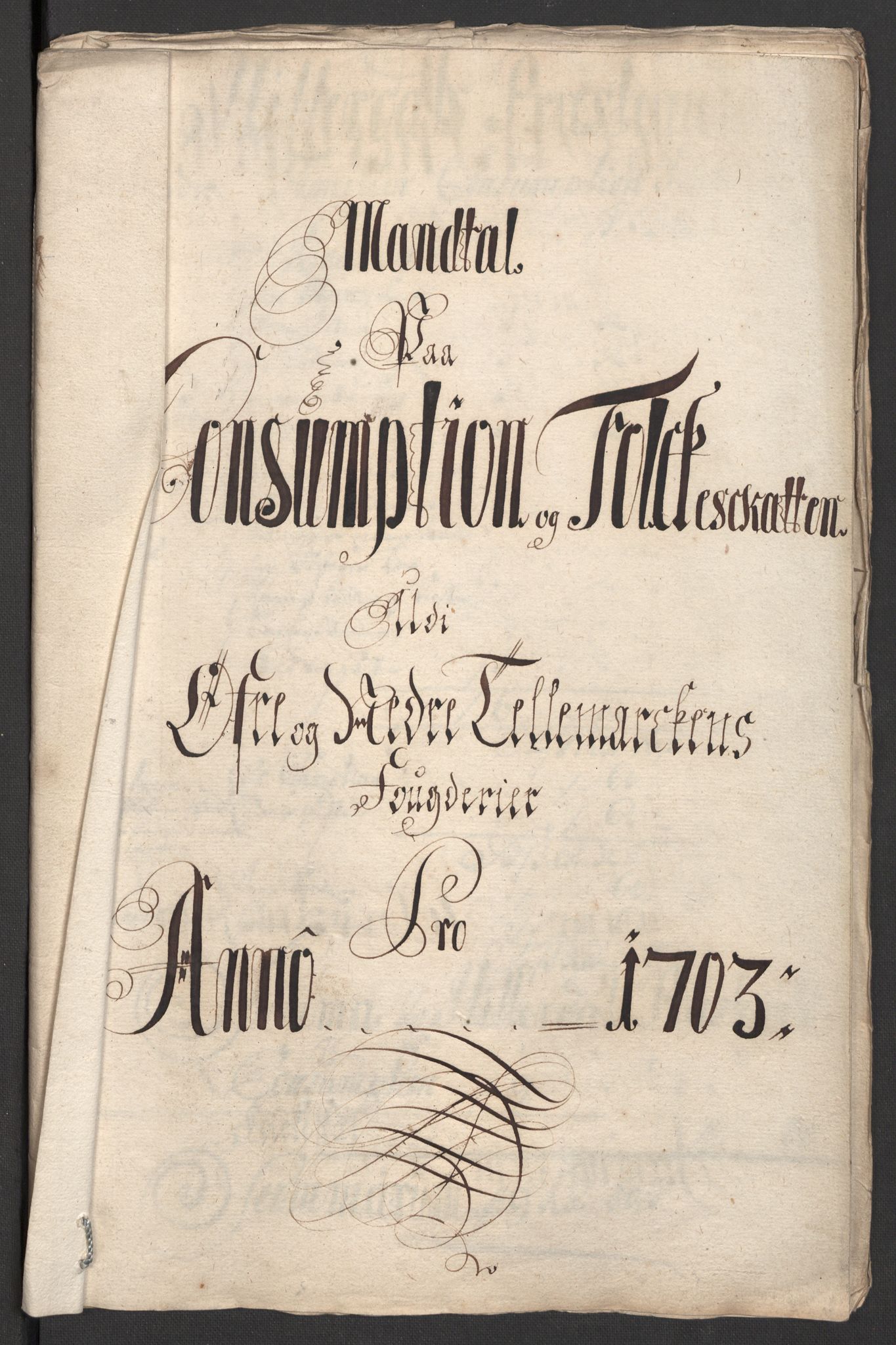 Rentekammeret inntil 1814, Reviderte regnskaper, Fogderegnskap, RA/EA-4092/R36/L2109: Fogderegnskap Øvre og Nedre Telemark og Bamble, 1703, p. 16