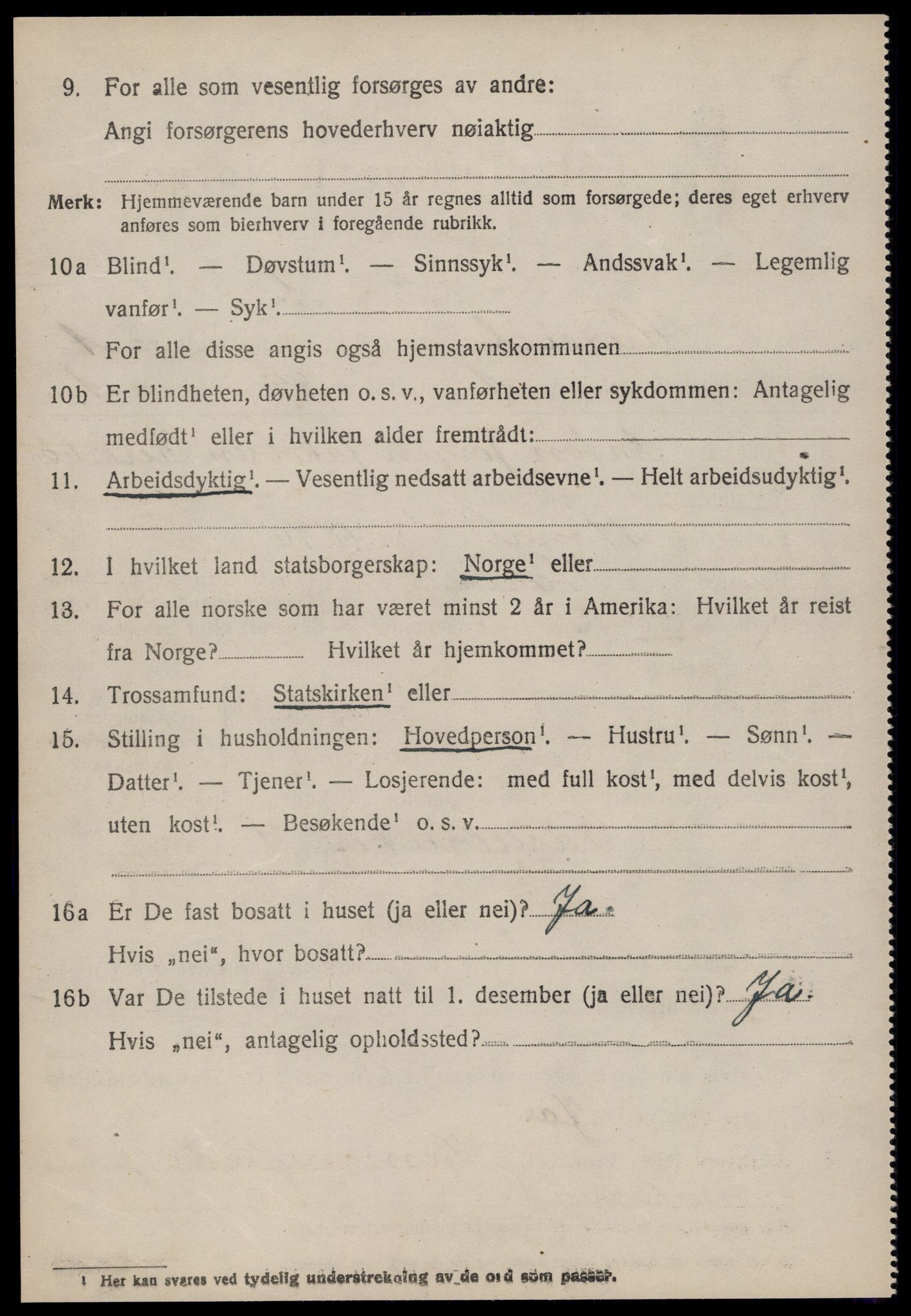 SAT, 1920 census for Hareid, 1920, p. 736