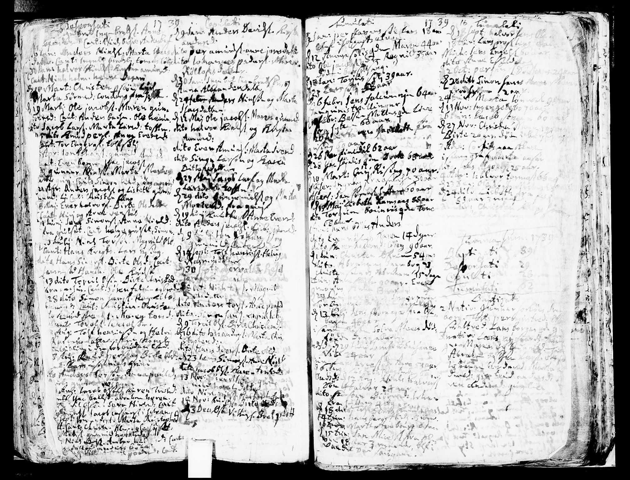 Gjerpen kirkebøker, AV/SAKO-A-265/F/Fa/L0001: Parish register (official) no. I 1, 1681-1746