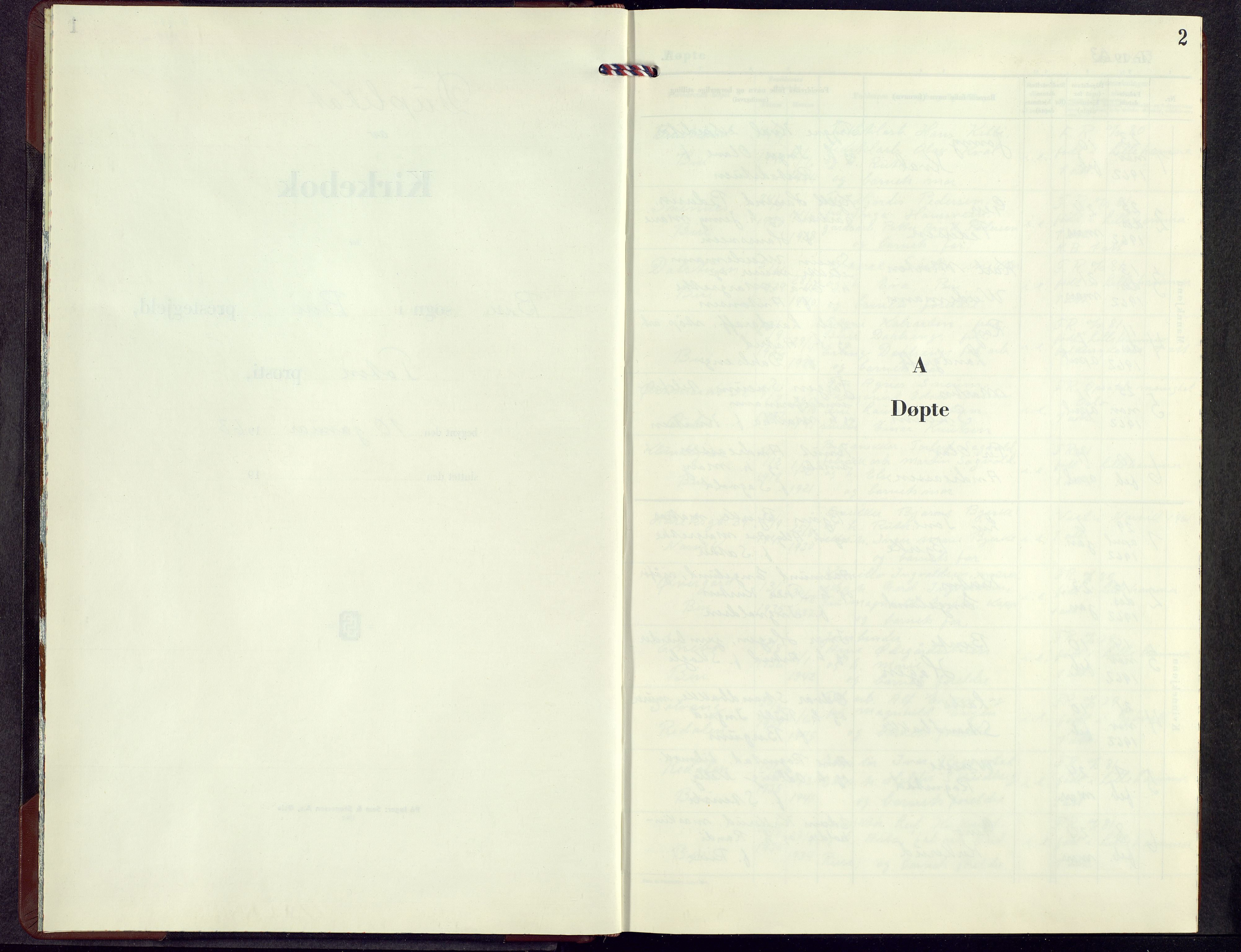 Biri prestekontor, AV/SAH-PREST-096/H/Ha/Hab/L0011: Parish register (copy) no. 11, 1963-1973, p. 2