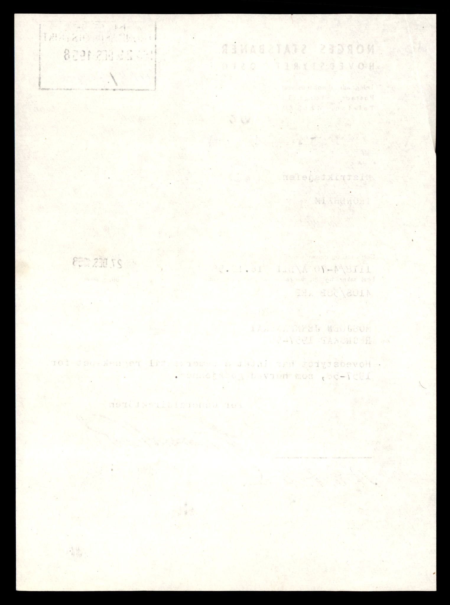 Norges statsbaner (NSB) - Trondheim distrikt, AV/SAT-A-6436/0002/Dd/L0817: --, 1953-1980, p. 20