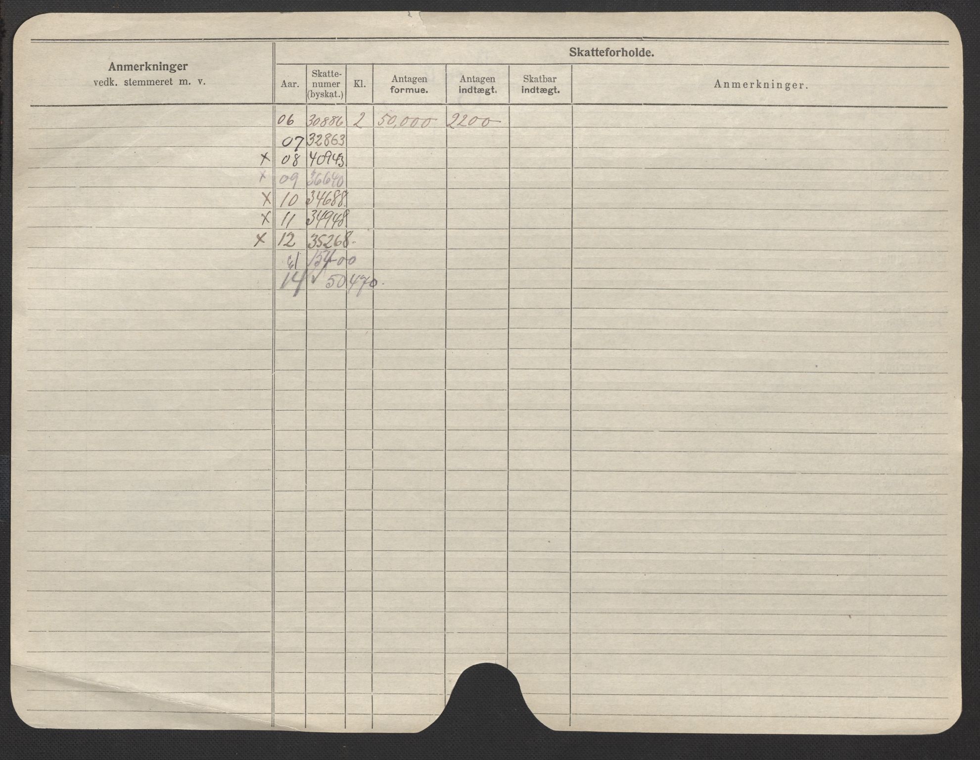 Oslo folkeregister, Registerkort, AV/SAO-A-11715/F/Fa/Fac/L0022: Kvinner, 1906-1914, p. 11b