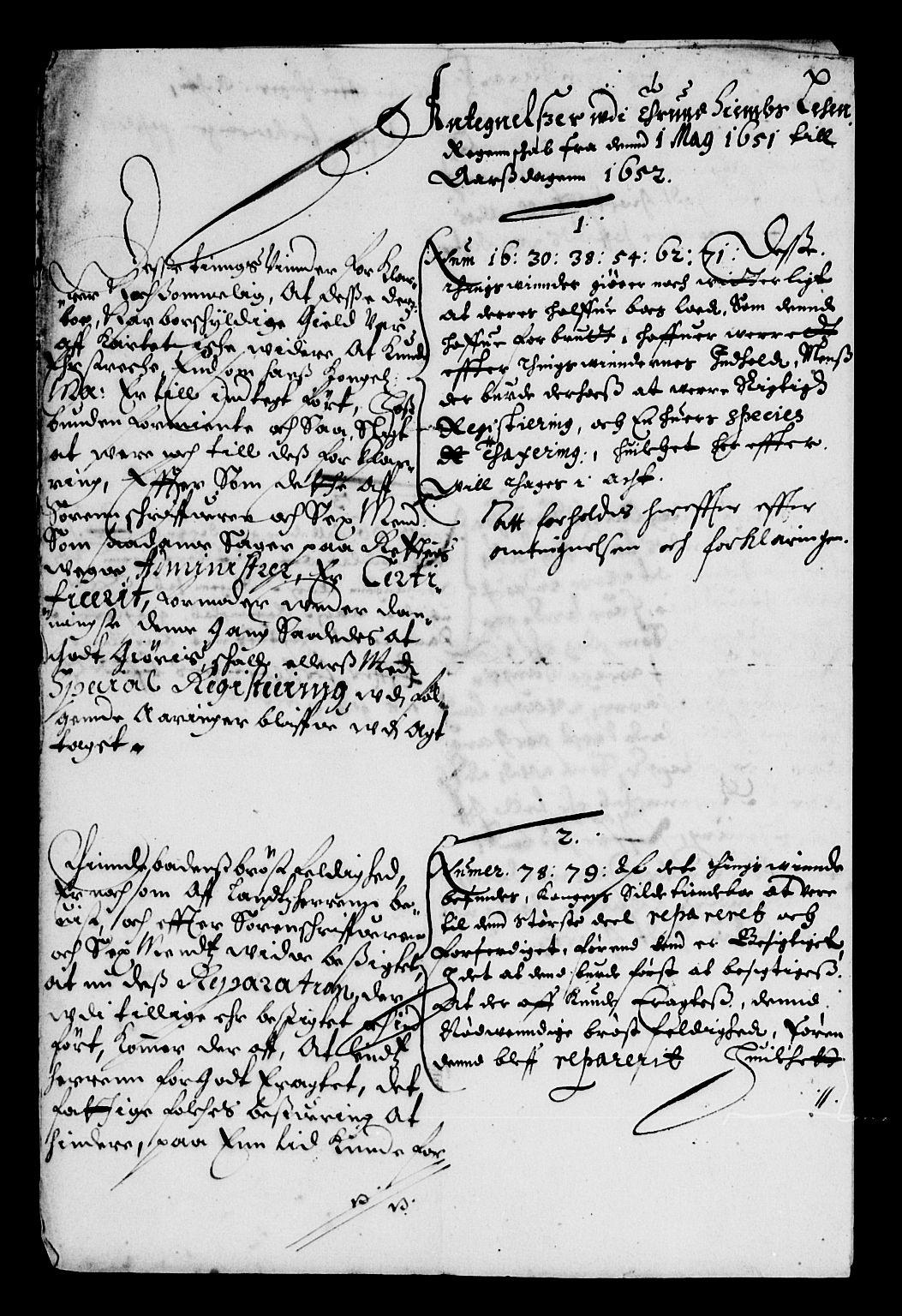 Rentekammeret inntil 1814, Reviderte regnskaper, Lensregnskaper, RA/EA-5023/R/Rb/Rbw/L0107: Trondheim len, 1649-1653
