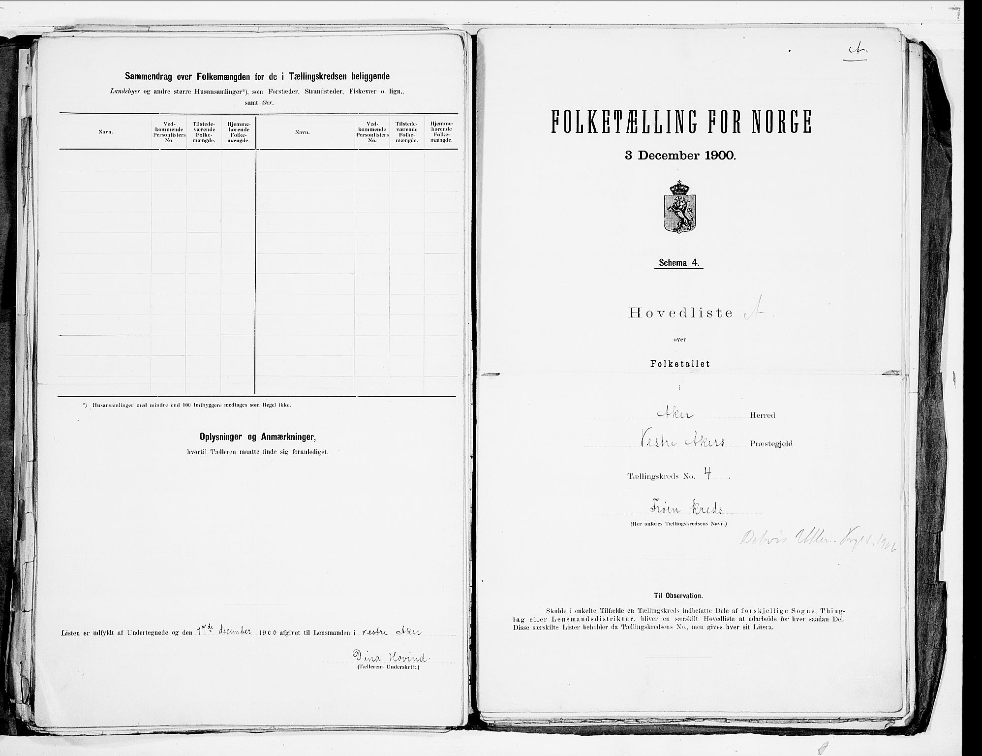 SAO, 1900 census for Aker, 1900, p. 50