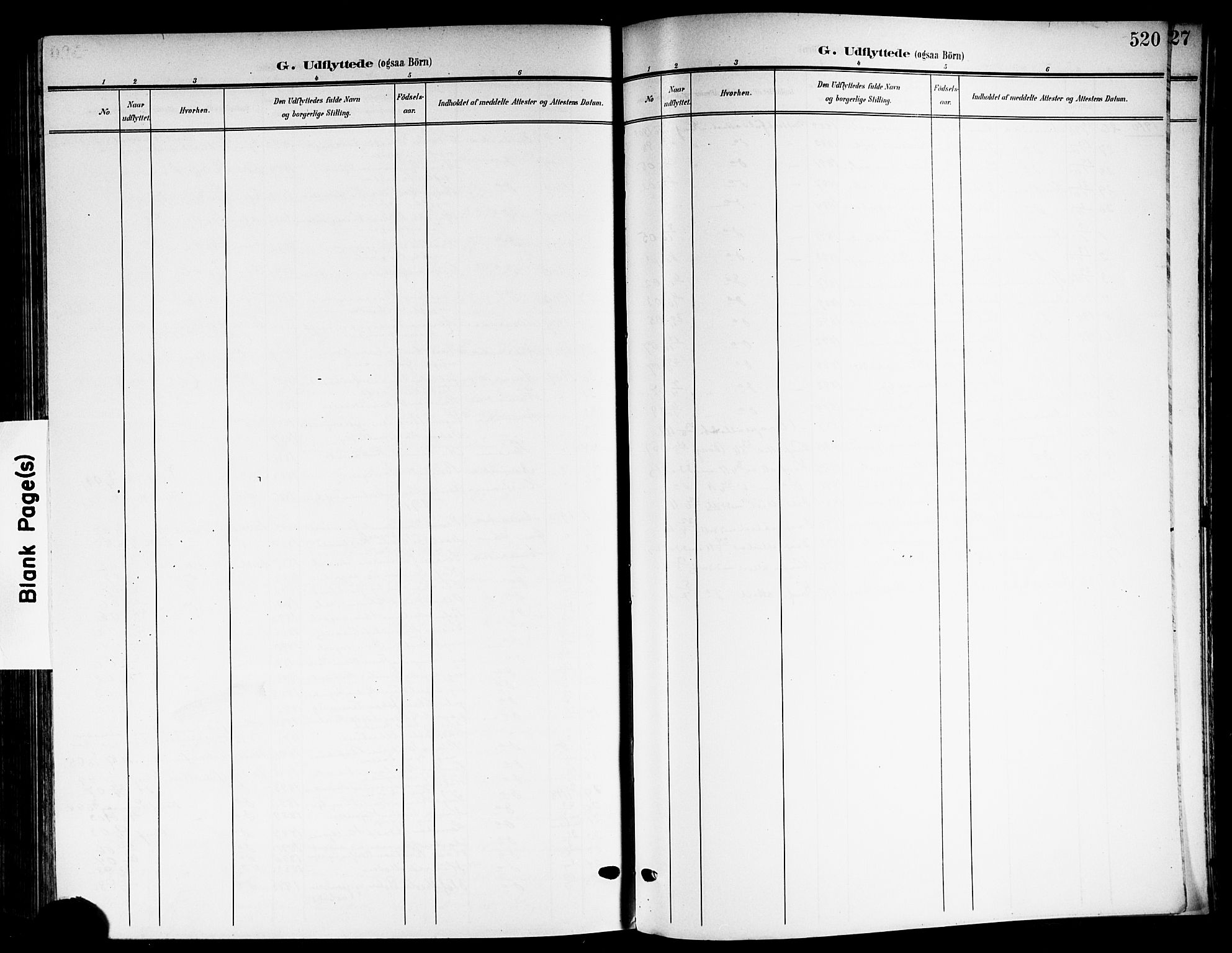 Skedsmo prestekontor Kirkebøker, AV/SAO-A-10033a/G/Ga/L0005b: Parish register (copy) no. I 5B, 1902-1911, p. 520