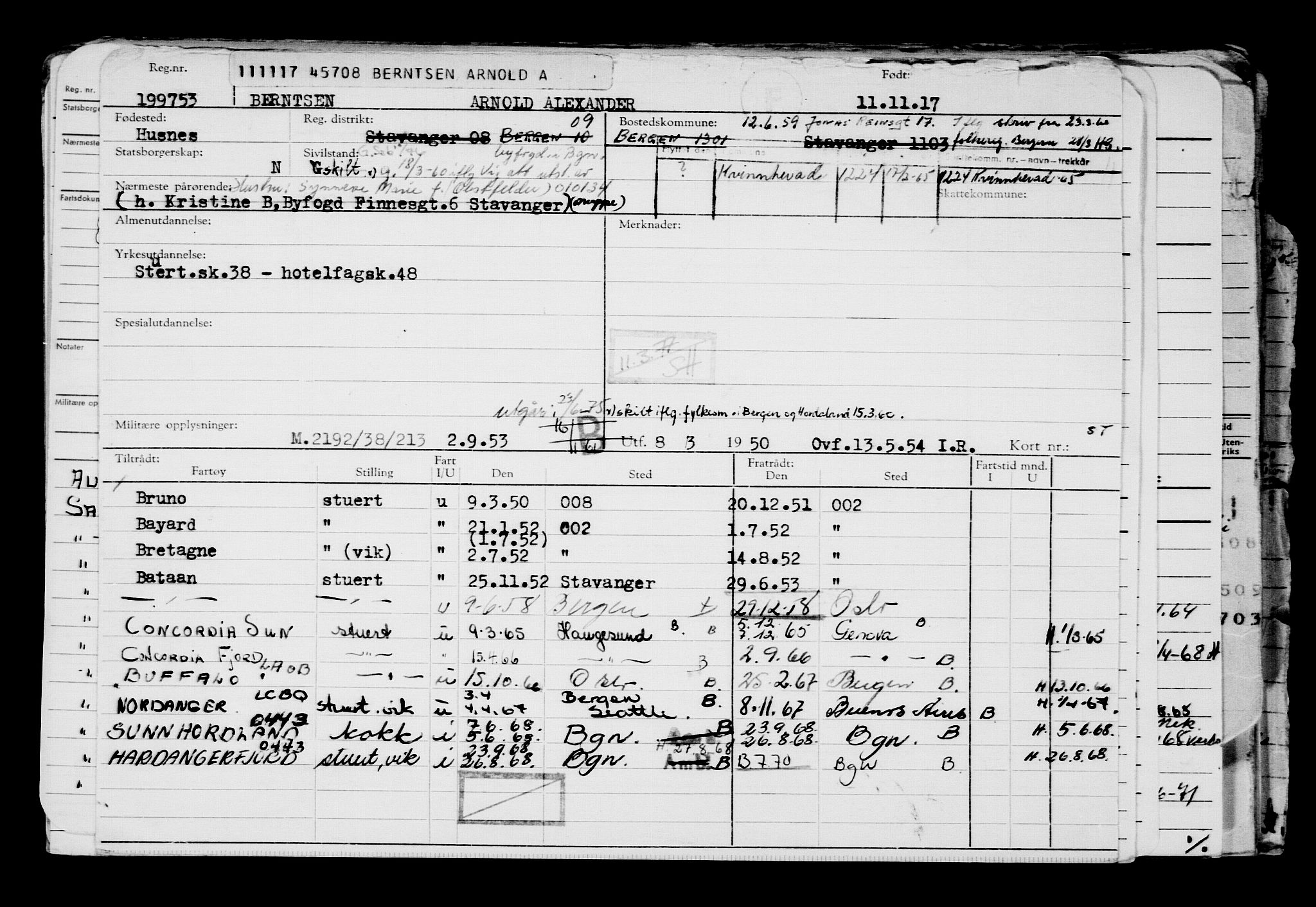 Direktoratet for sjømenn, AV/RA-S-3545/G/Gb/L0153: Hovedkort, 1917, p. 183