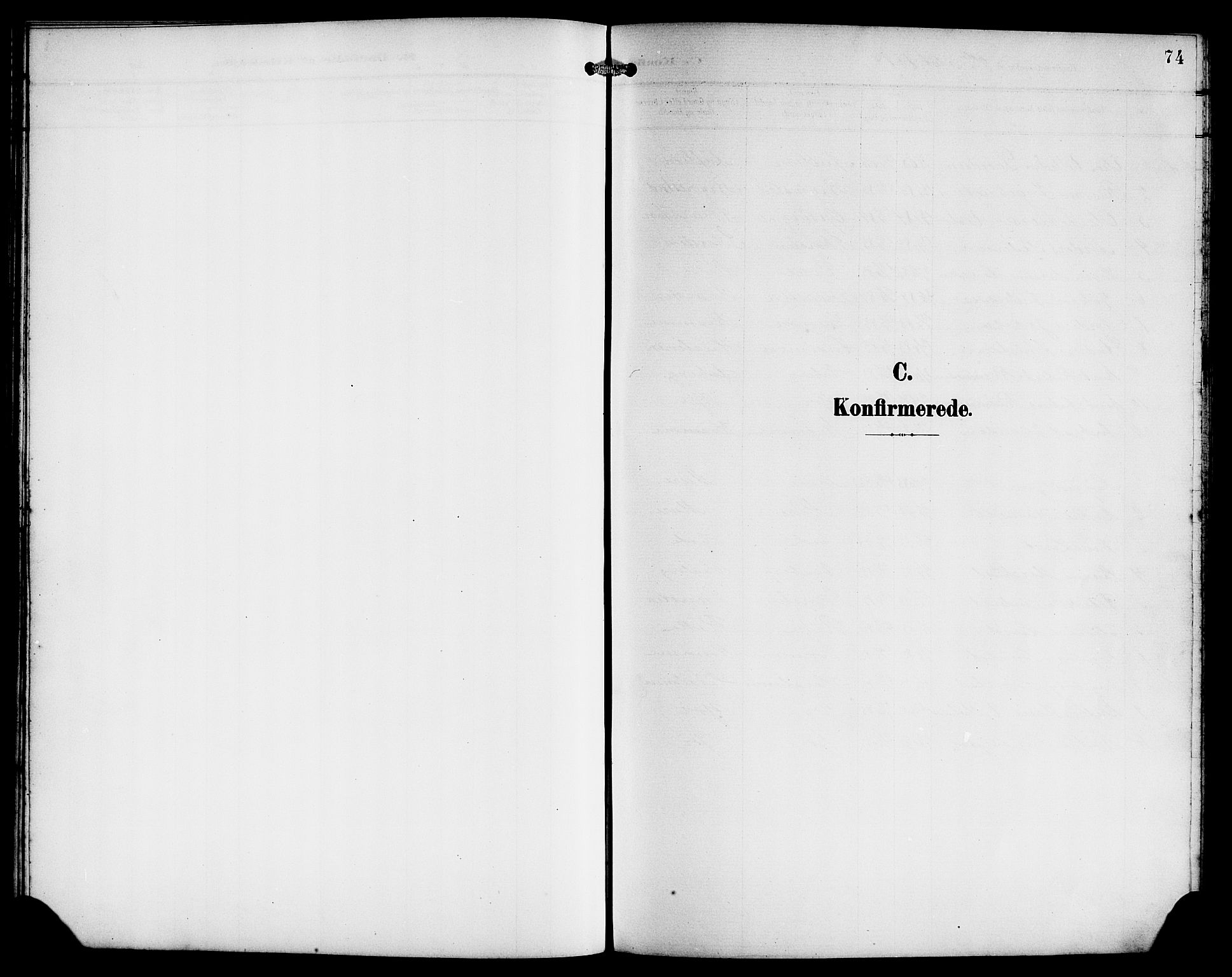 Innvik sokneprestembete, SAB/A-80501: Parish register (copy) no. B 4, 1898-1916, p. 74