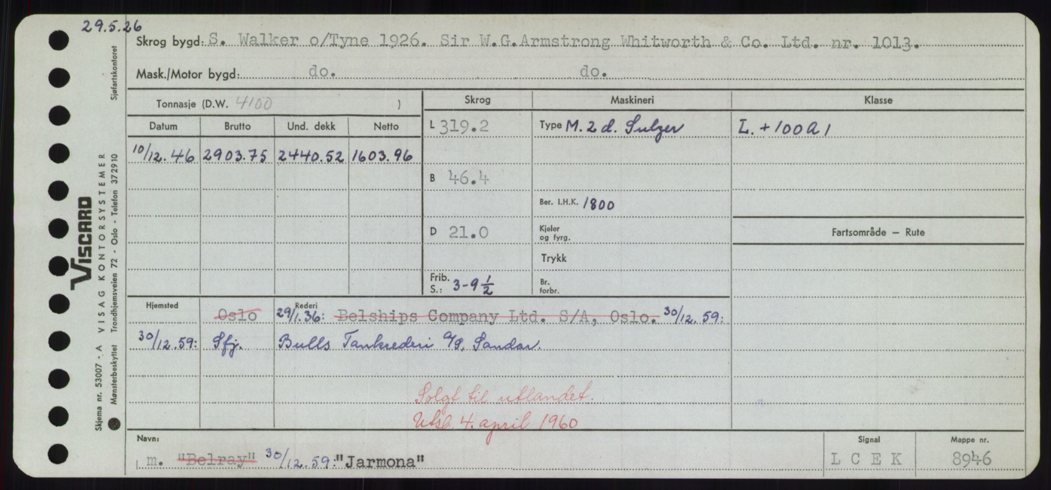 Sjøfartsdirektoratet med forløpere, Skipsmålingen, RA/S-1627/H/Hd/L0019: Fartøy, J, p. 273