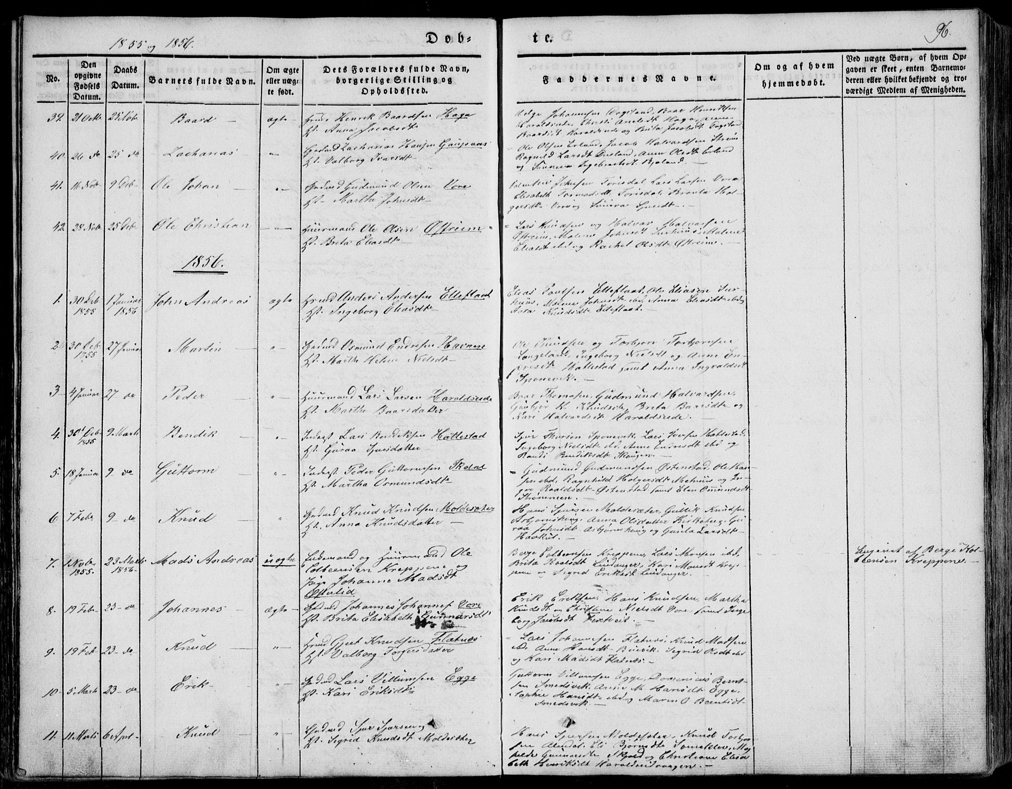 Skjold sokneprestkontor, AV/SAST-A-101847/H/Ha/Haa/L0006: Parish register (official) no. A 6.1, 1835-1858, p. 96