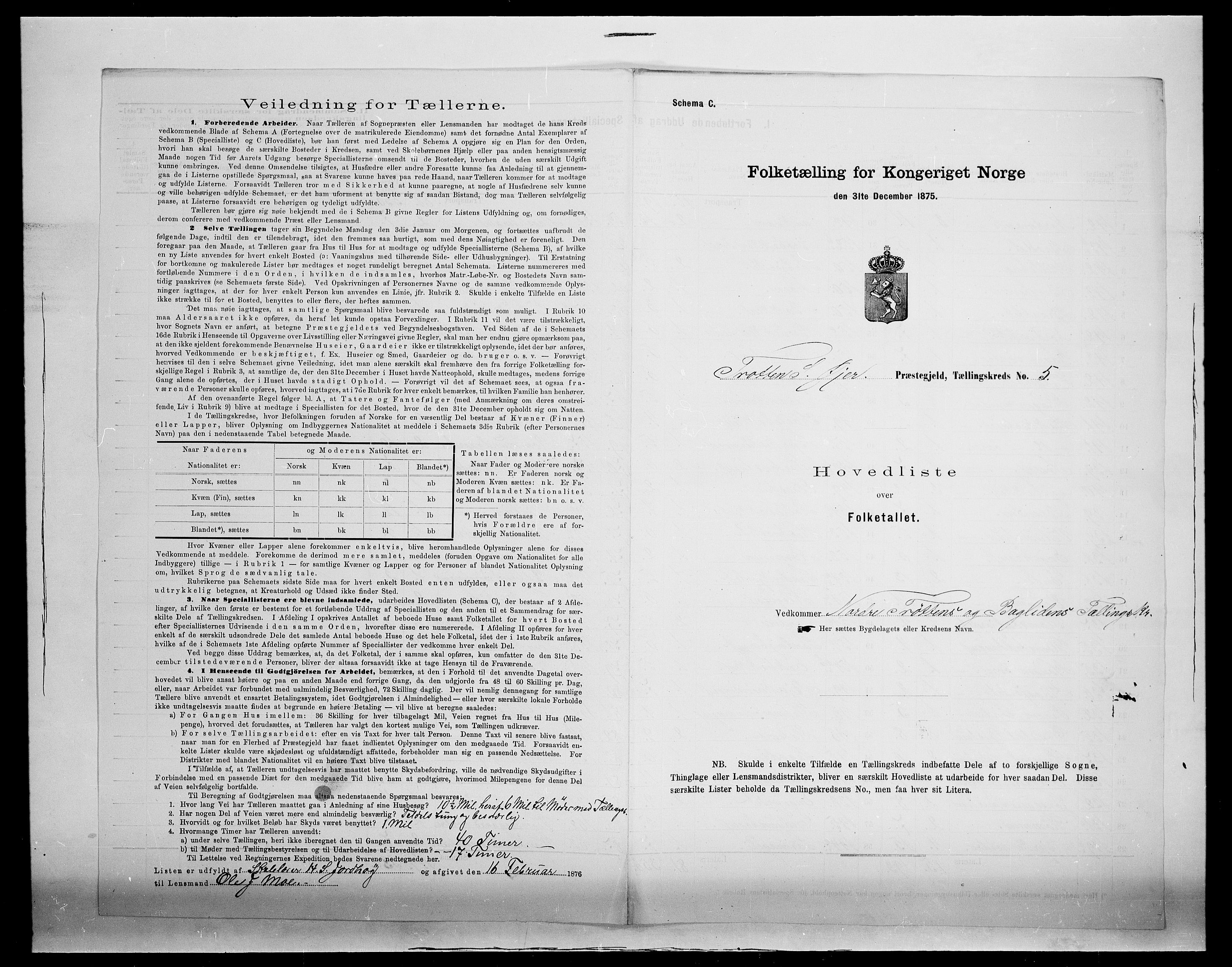 SAH, 1875 census for 0521P Øyer, 1875, p. 37